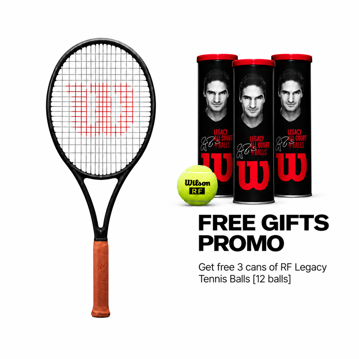 Wilson RF 01 Tennis Racket (Unstrung)
