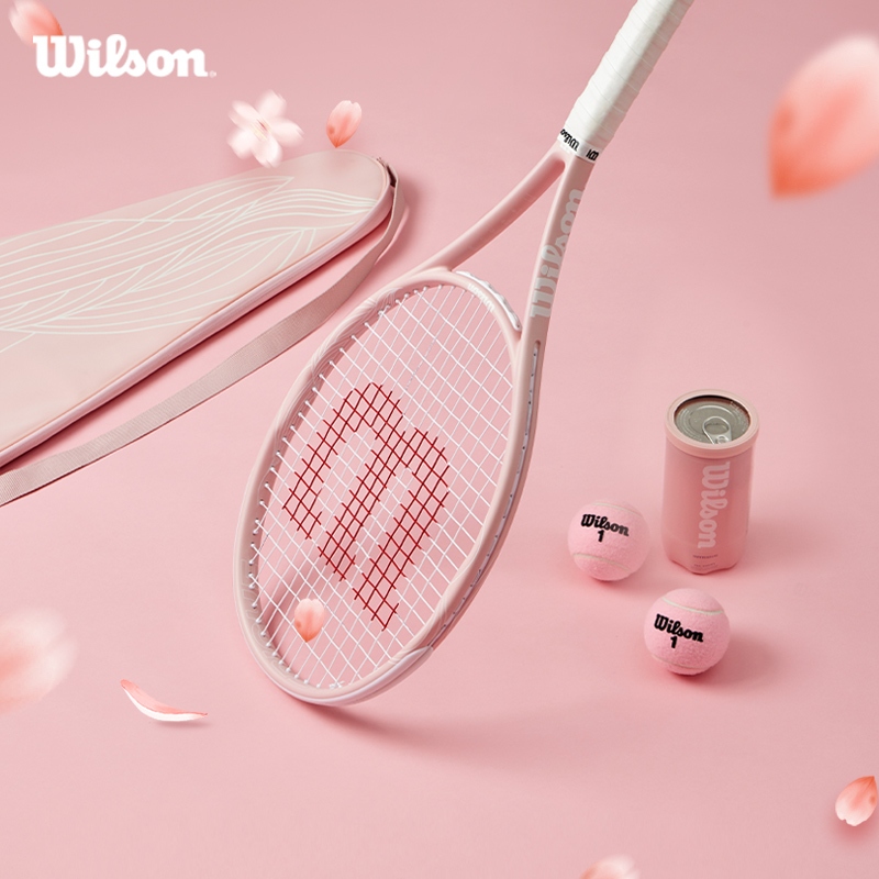 Sakura Pink Series | Wilson INTRIGUE SE Tennis Racket (Strung) Full Carbon Training