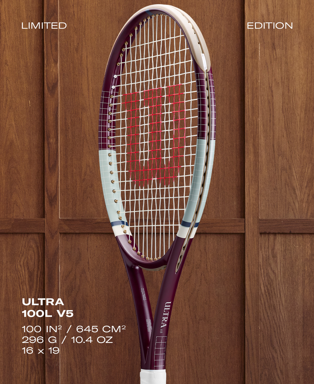 Wilson Ultra 100L V5 Fall Layers Tennis Racket (Unstrung)