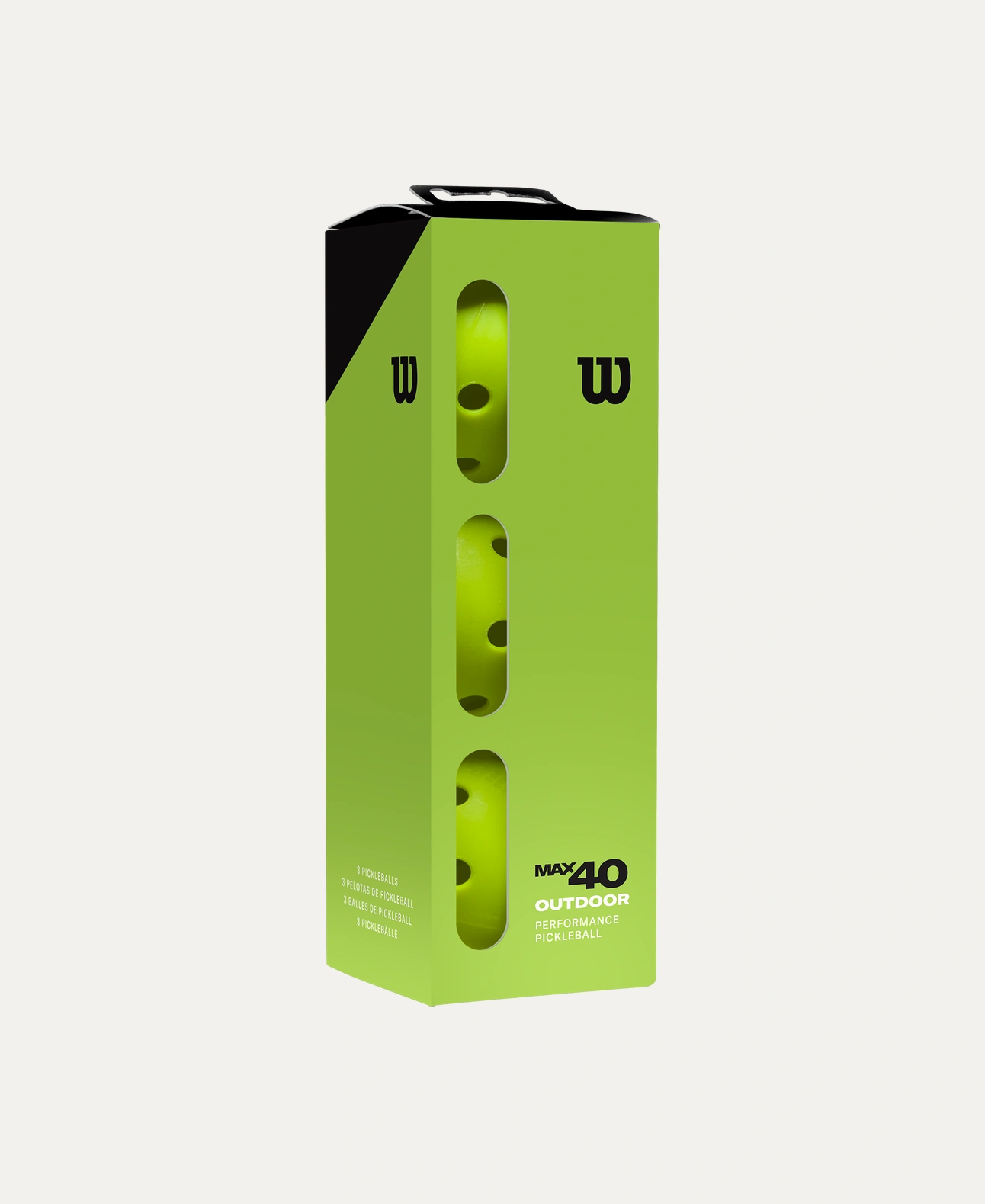 Wilson Max 40 Outdoor Ball - 3 Pack