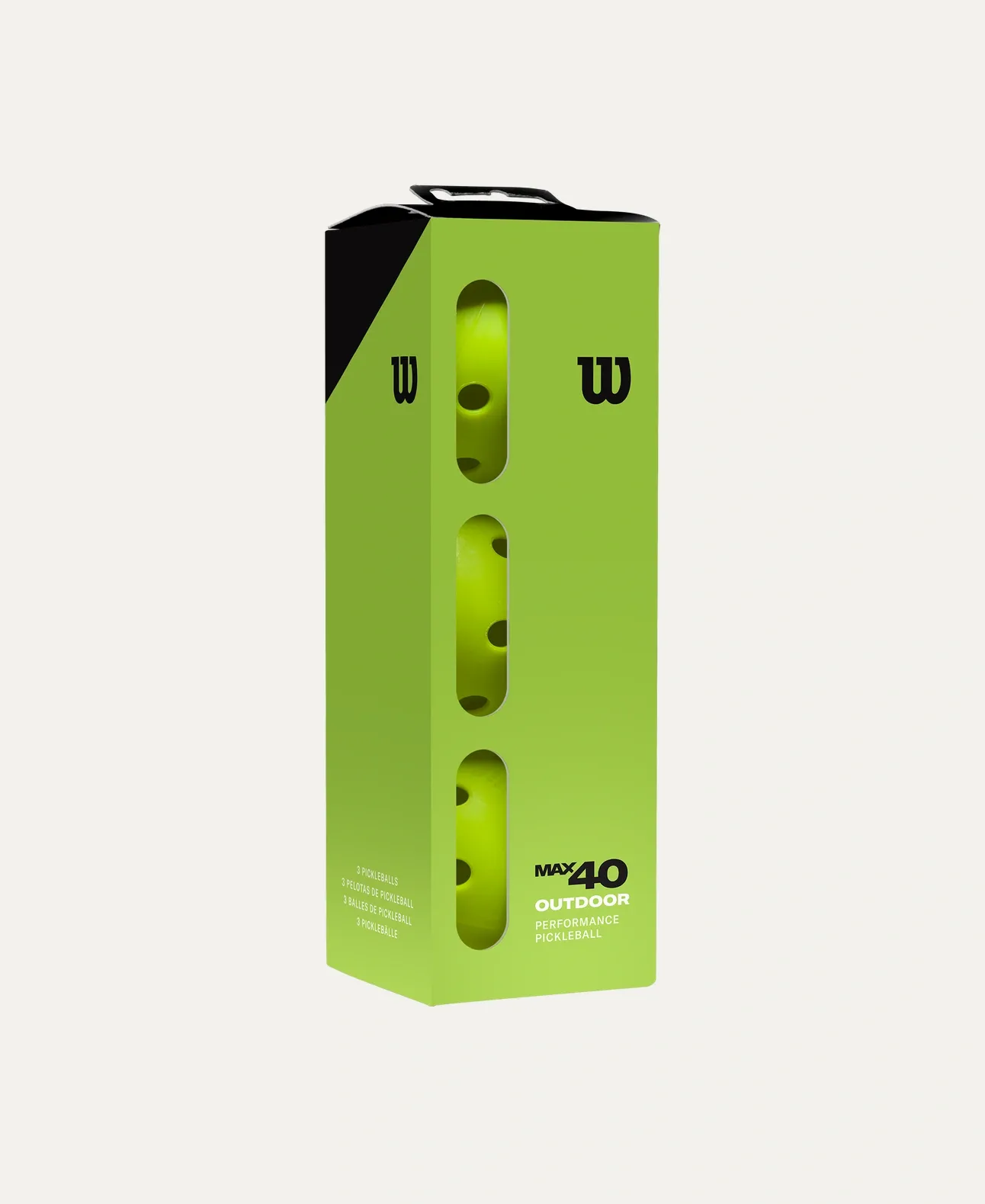 Wilson Max 40 Outdoor Ball - 3 Pack