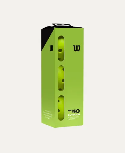 Wilson Max 40 Outdoor Ball - 3 Pack