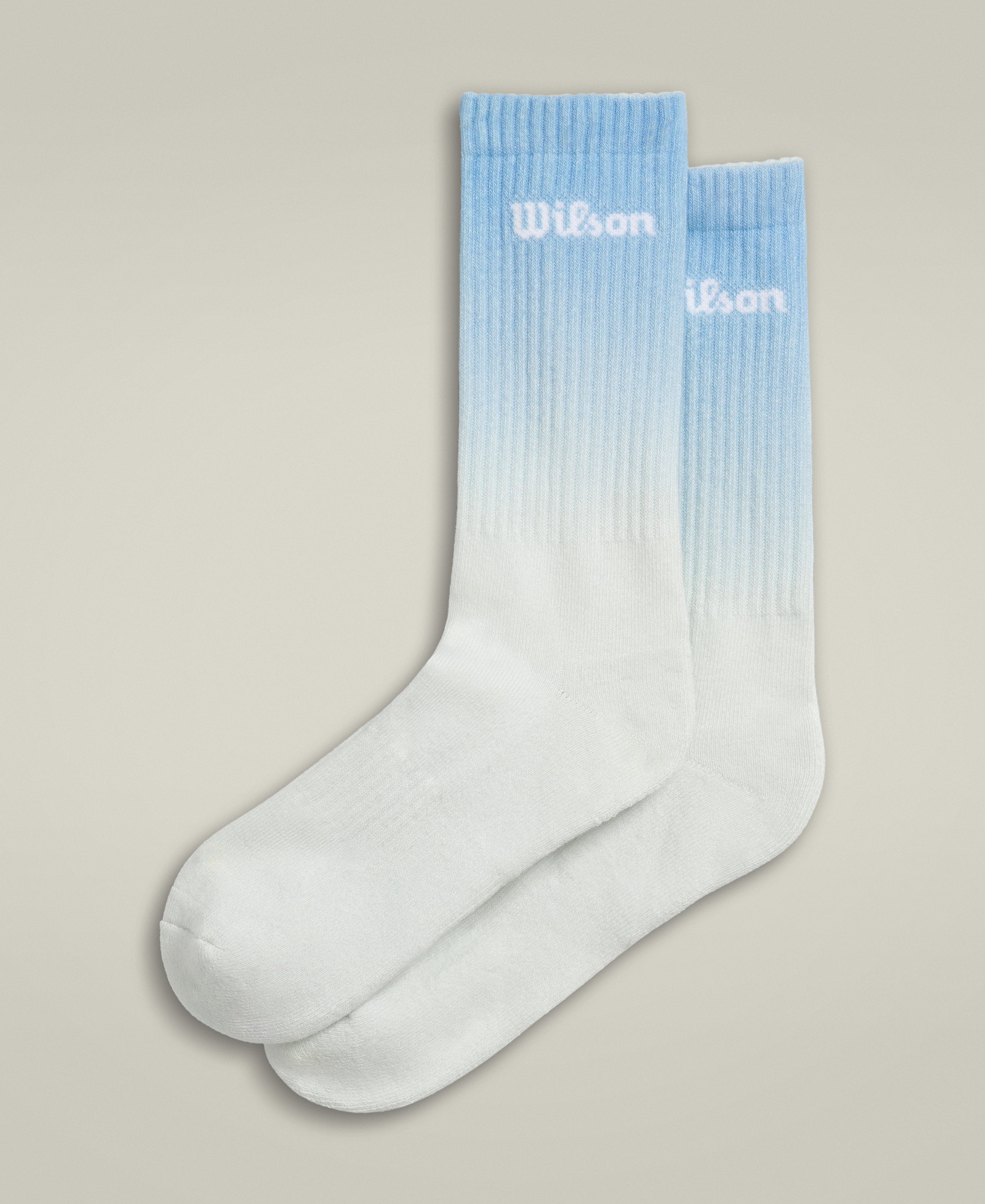 U CREW LOGO SOCKS GRADIENT NORSE BLUE