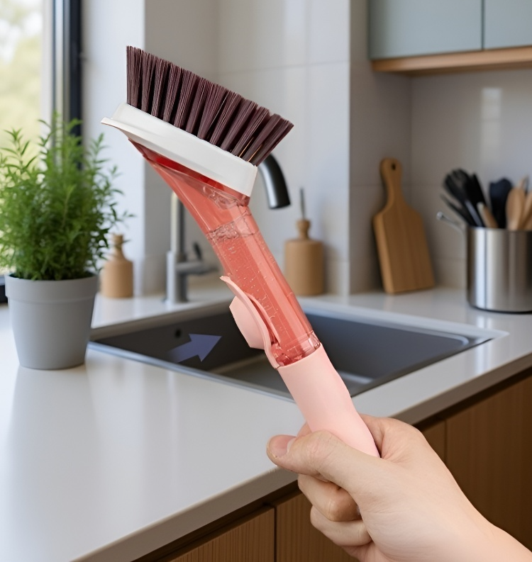 洗碗刷加液設計說明圖