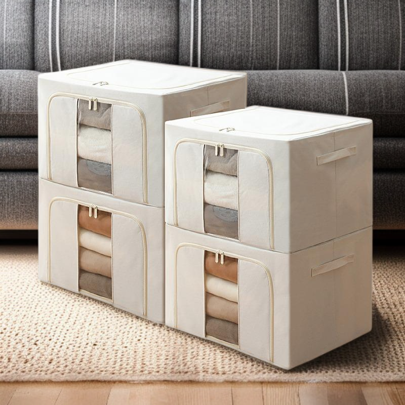 加厚設計棉麻收納箱承重力強