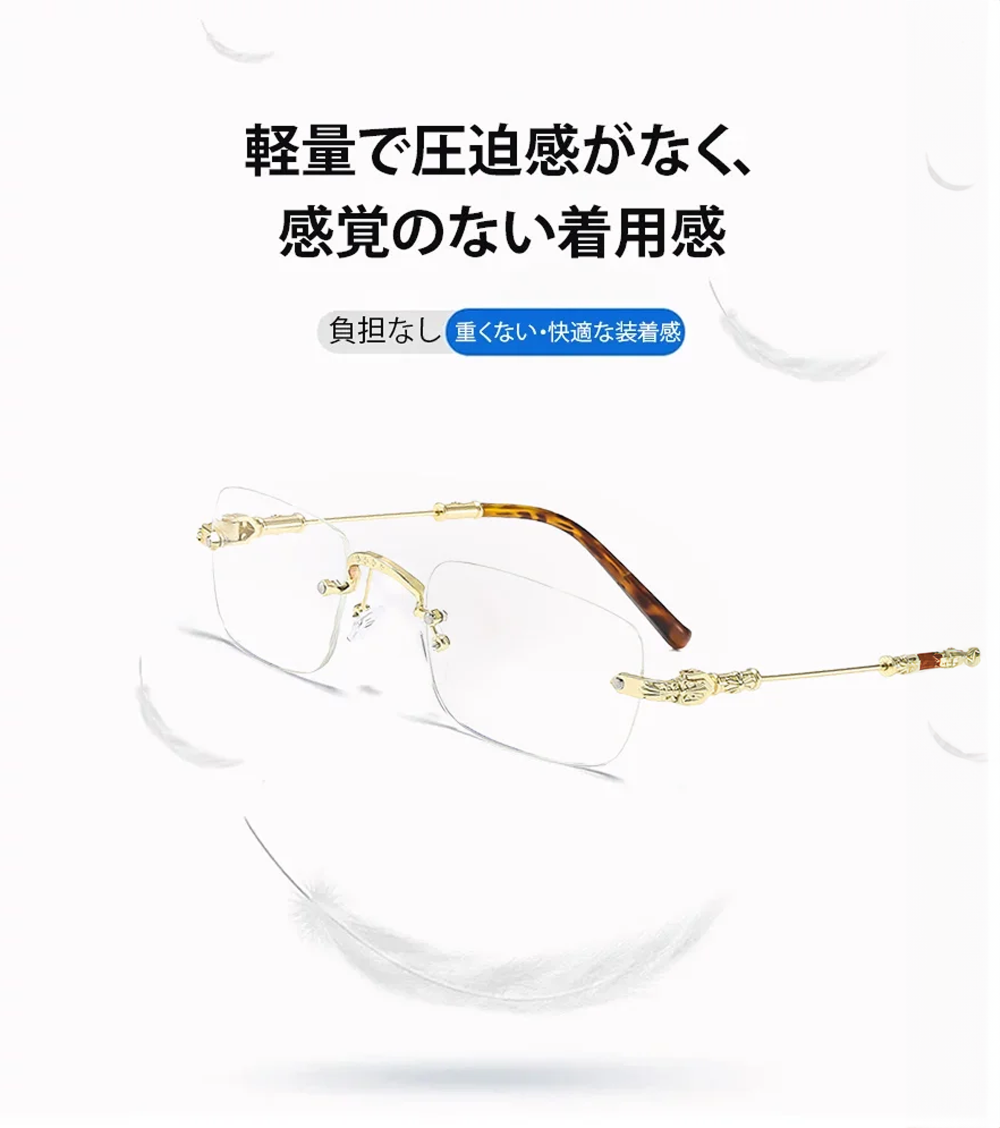 リムレス老眼鏡