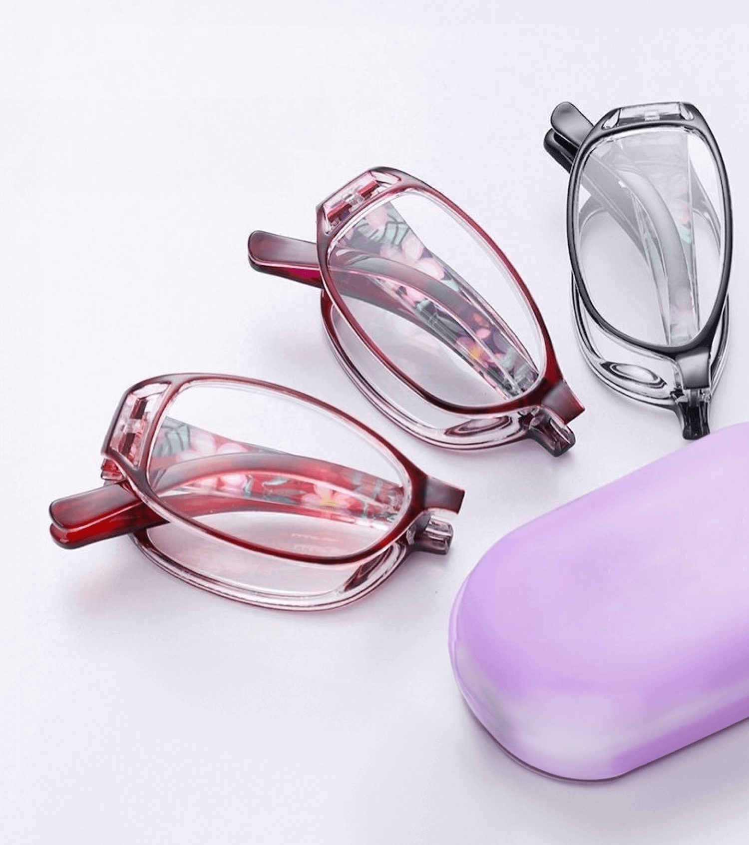 【折りたたみ老眼鏡】高齢者へのプレゼントに最適！ブルーライトカット/紫外線カット