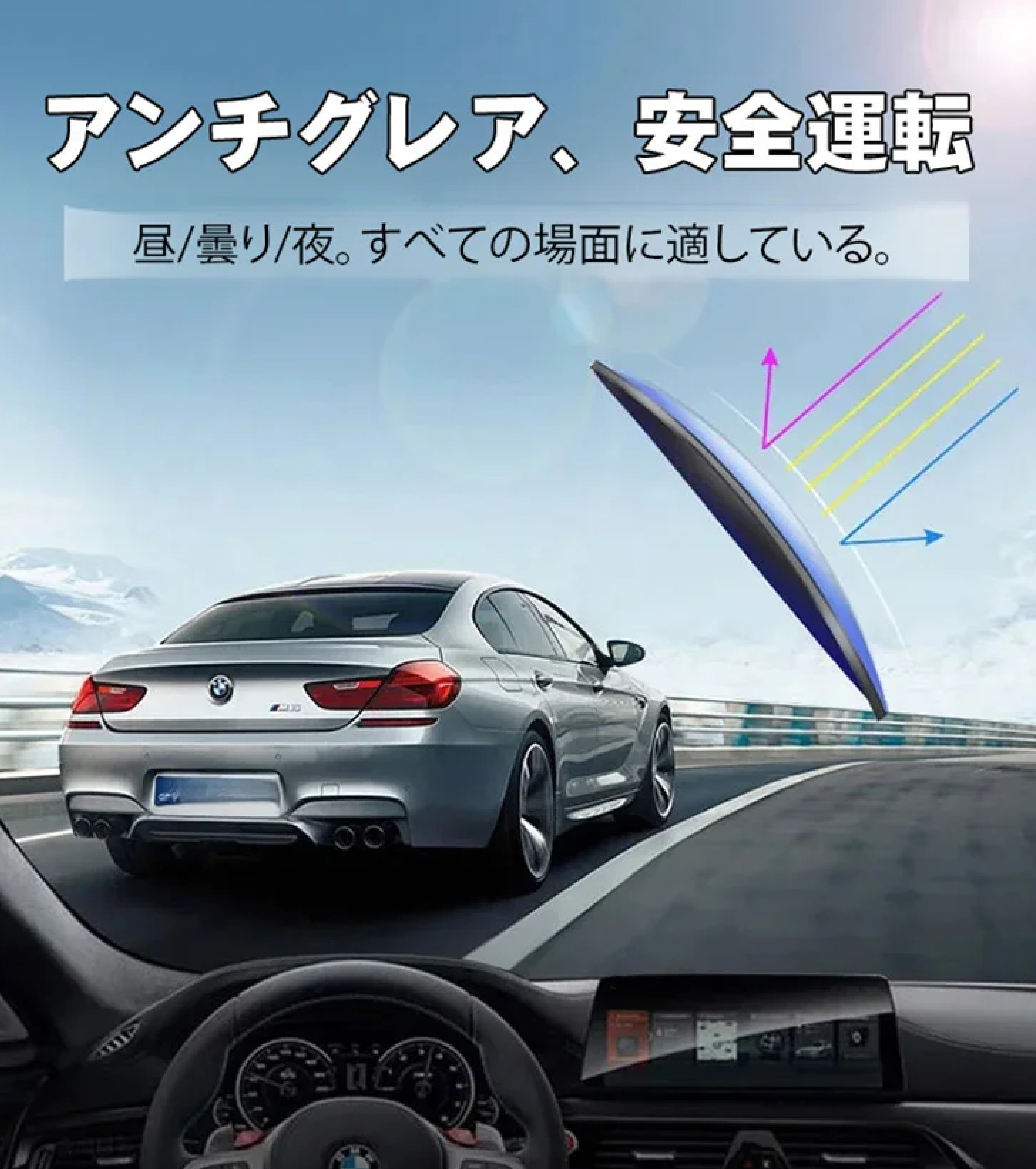 オート多焦点遠近両用老眼用サングラス