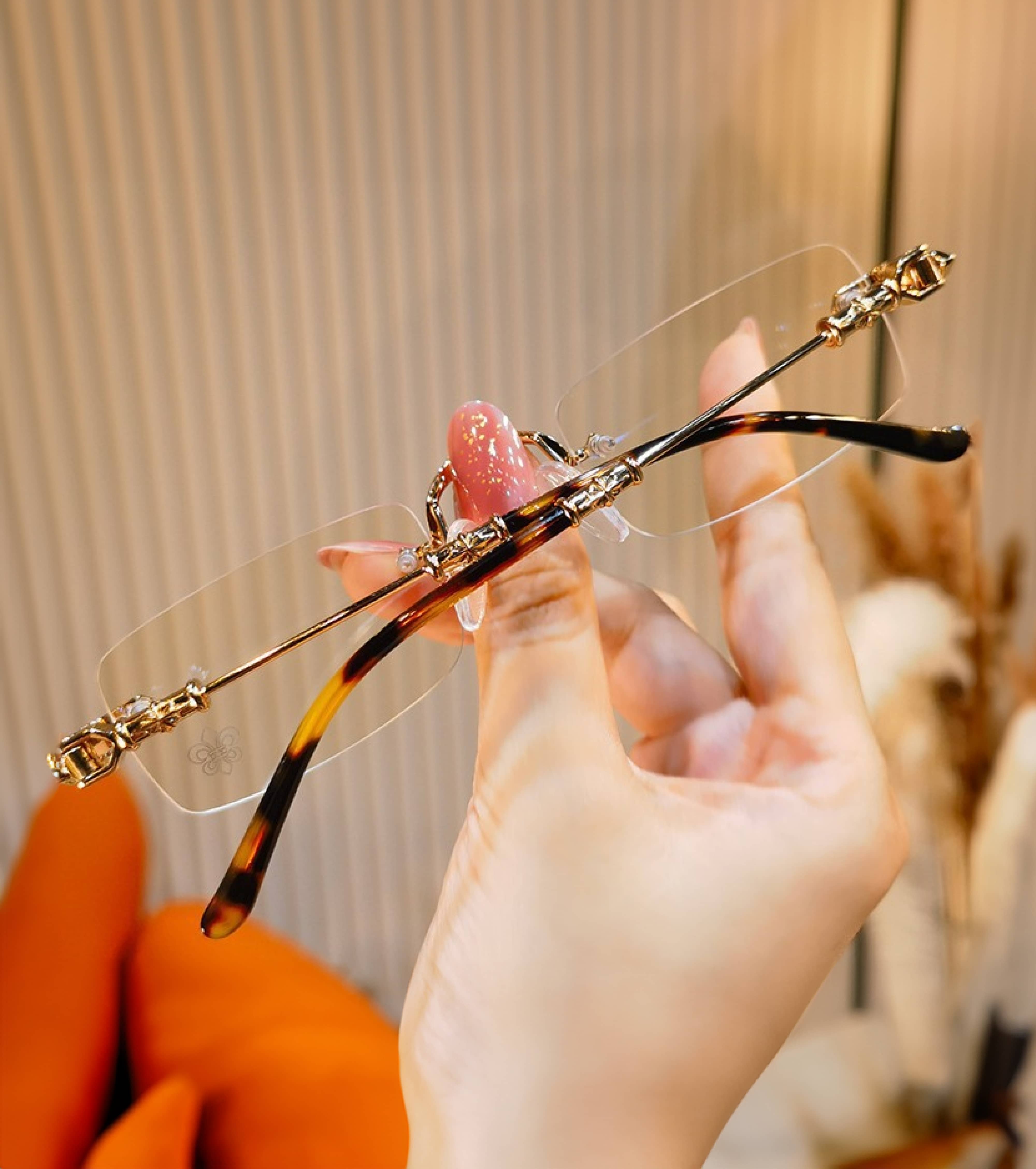 リムレス老眼鏡