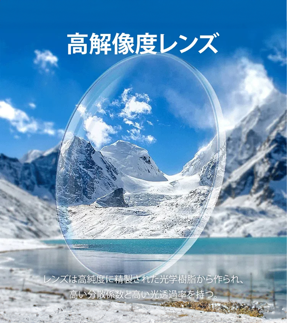 遠近両用累進多焦点ブルーライト対策老眼メガネ