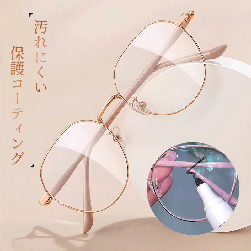 ブルーライトカット高透明度老眼鏡