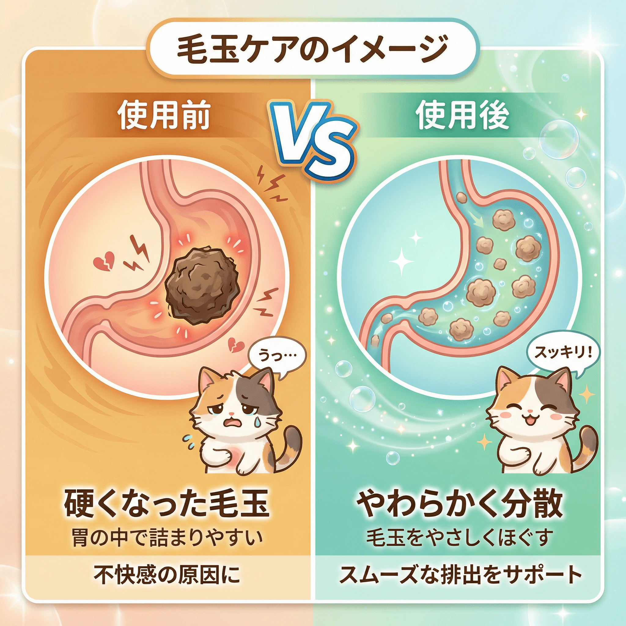 プアインタ猫用 毛玉ケアタブレット 吐き戻し・食欲低下・便秘が気になる子に 酵素分解×植物繊維排出のWアプローチ 小粒で与えやすい 獣医師監修 毎日の毛玉ケア