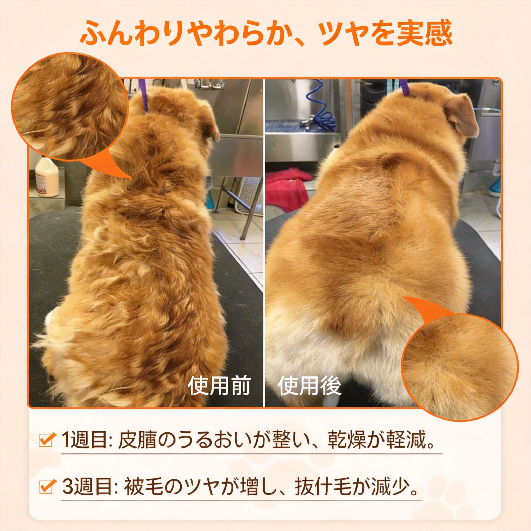 プアインタ-クリル＆フィッシュオイル オメガ3 25%｜DHA・EPA配合｜ビタミンA・E配合 犬猫用