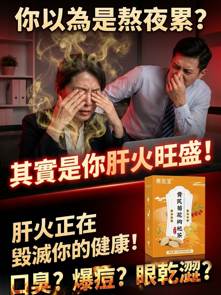 黃耆菊花枸杞茶 肝毒不再怕