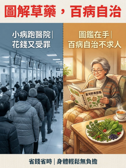 【不吃藥百病消】野菜野果圖鑑