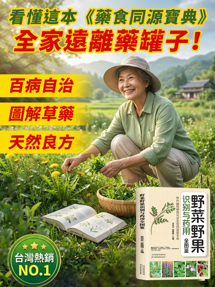 【不吃藥百病消】野菜野果圖鑑