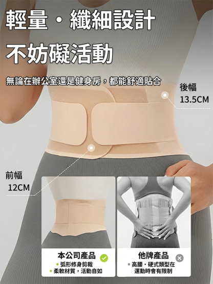 身體保養必備輕薄透氣護腰帶