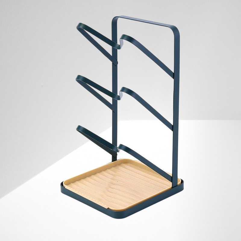 廚房免打孔鍋蓋架子壁掛式家用檯面砧板架菜板放置架鍋鏟托架神器