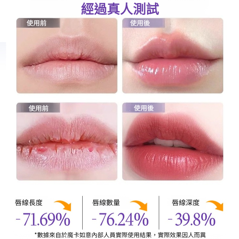 淡紋保濕溫變唇部精華