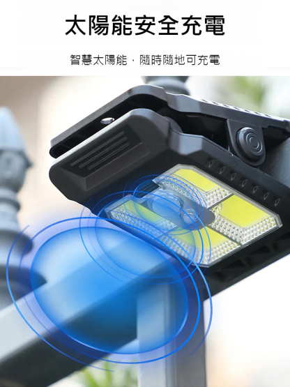 智慧感應太陽能夾子燈