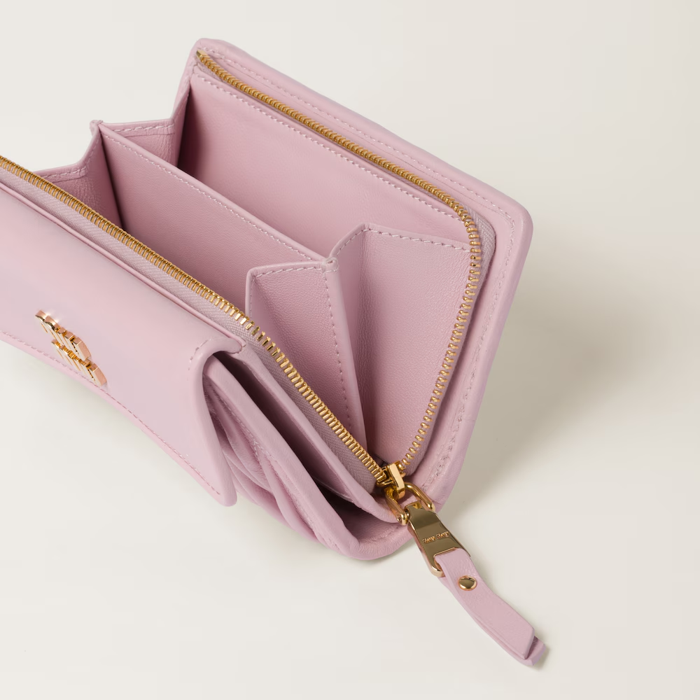 ショルダーストラップ付 ナッパレザー 財布