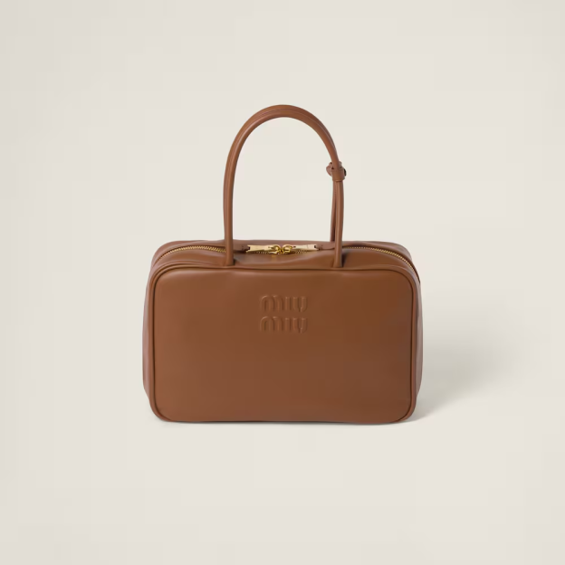 レザー トップハンドルバッグ