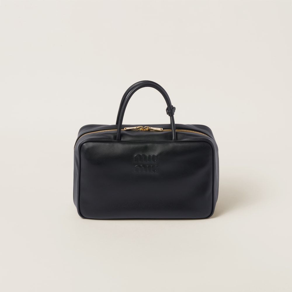 レザー トップハンドルバッグ