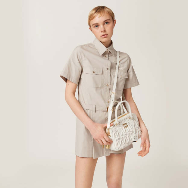 アルカディ マテラッセレザー バッグ ミディアム