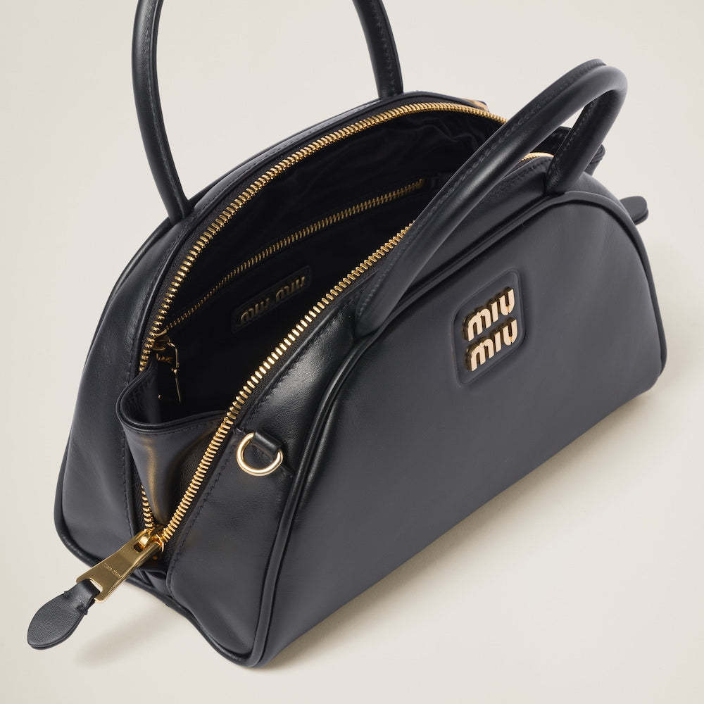 レザー トップハンドルバッグ