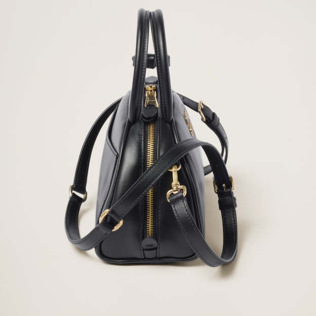 レザー トップハンドルバッグ