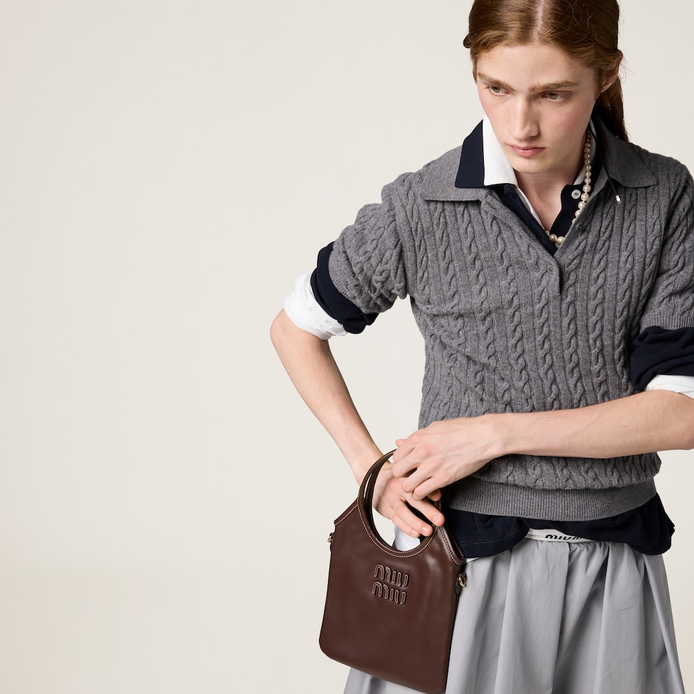 アイビー レザー ハンドバッグ