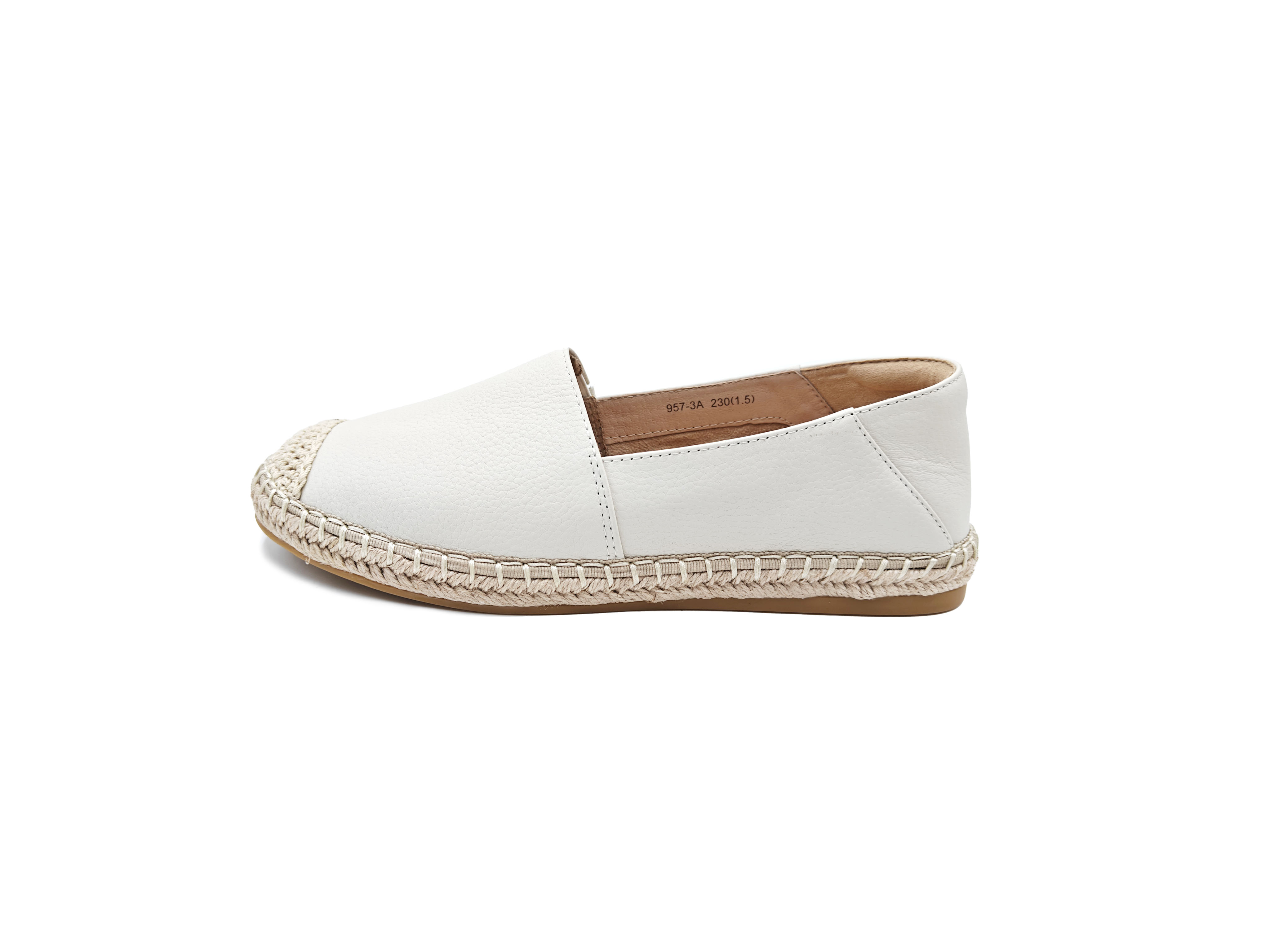 真皮編織漁夫鞋