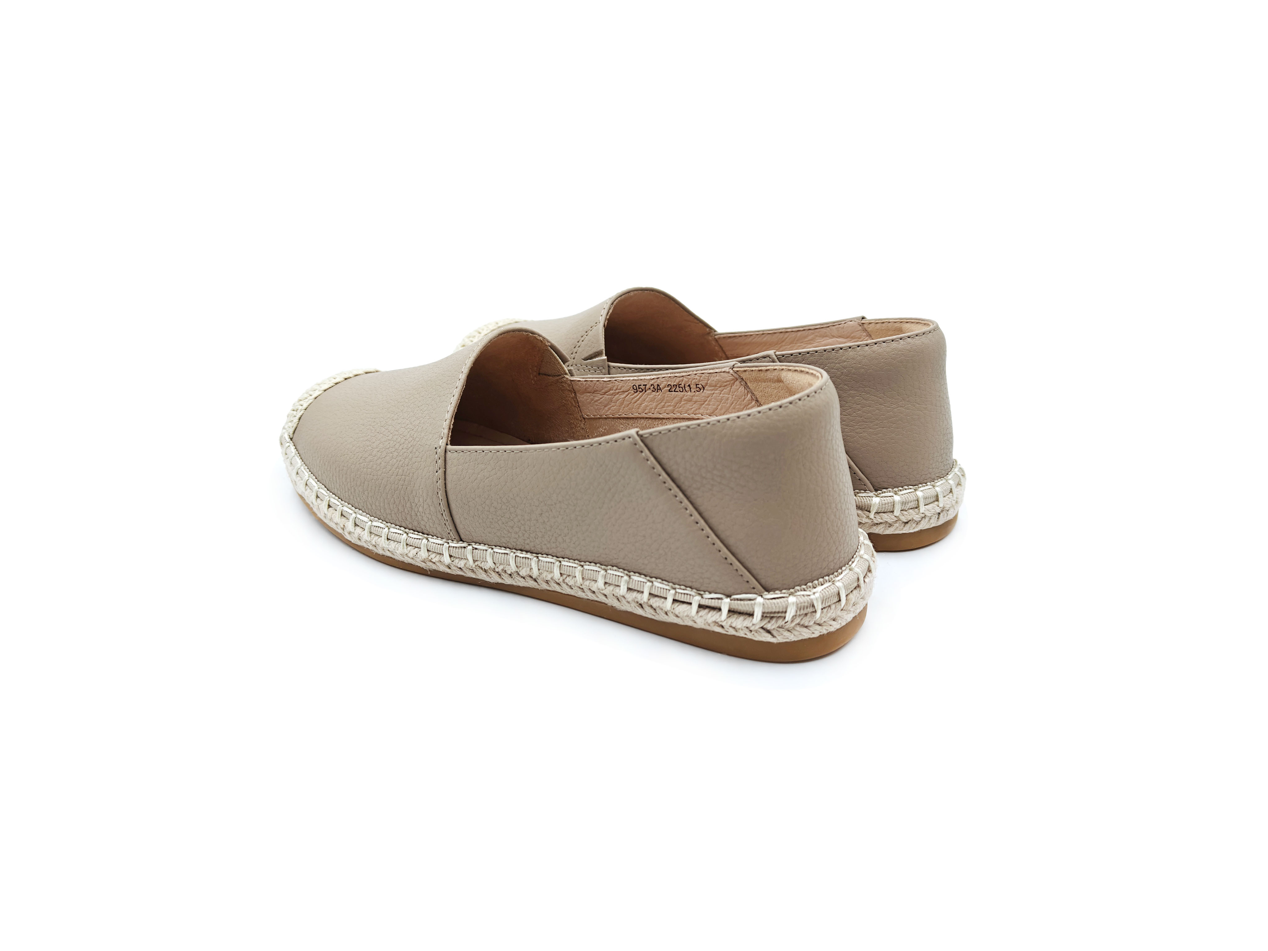 真皮編織漁夫鞋