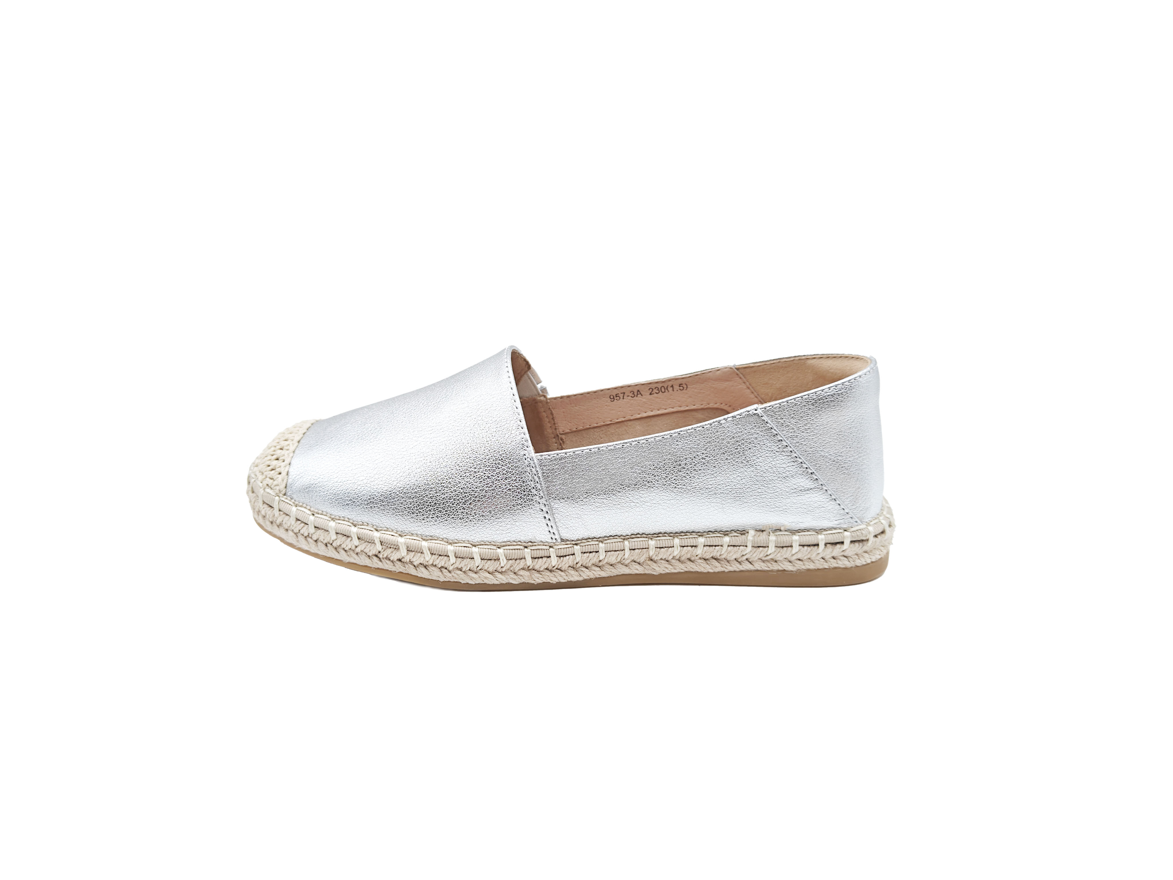 真皮編織漁夫鞋