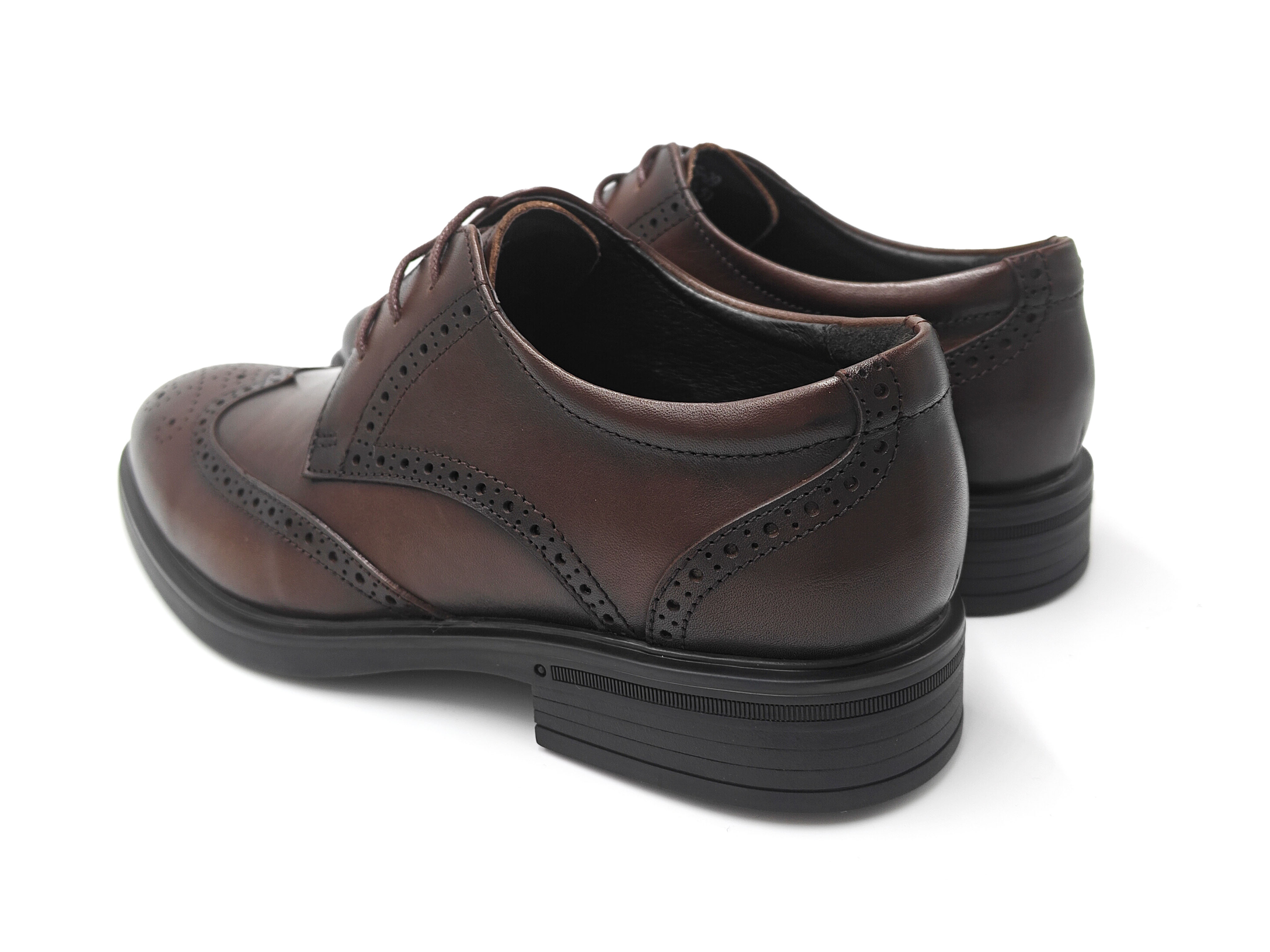 復古雕花牛皮真皮男裝皮鞋