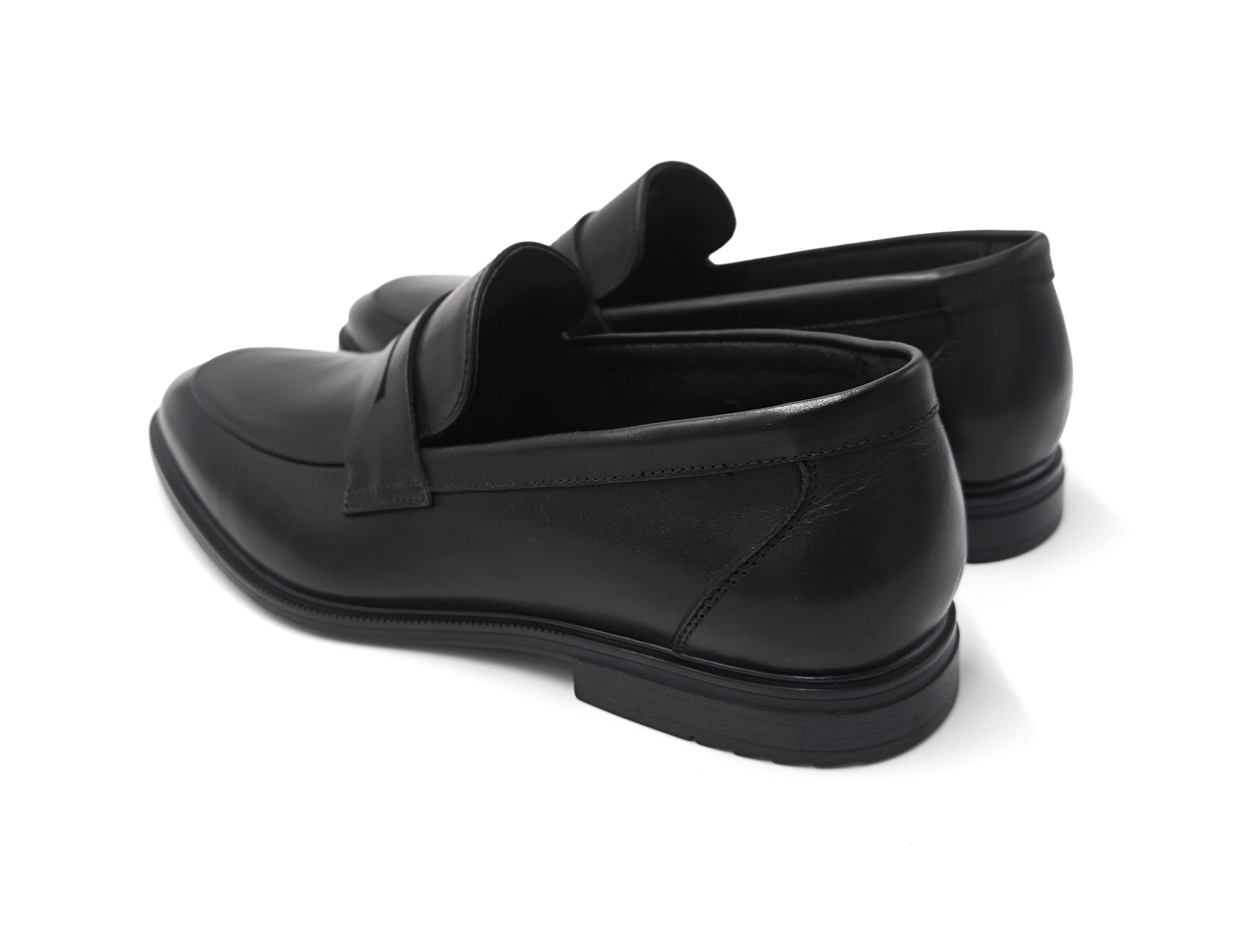 真皮軟底男士樂福鞋