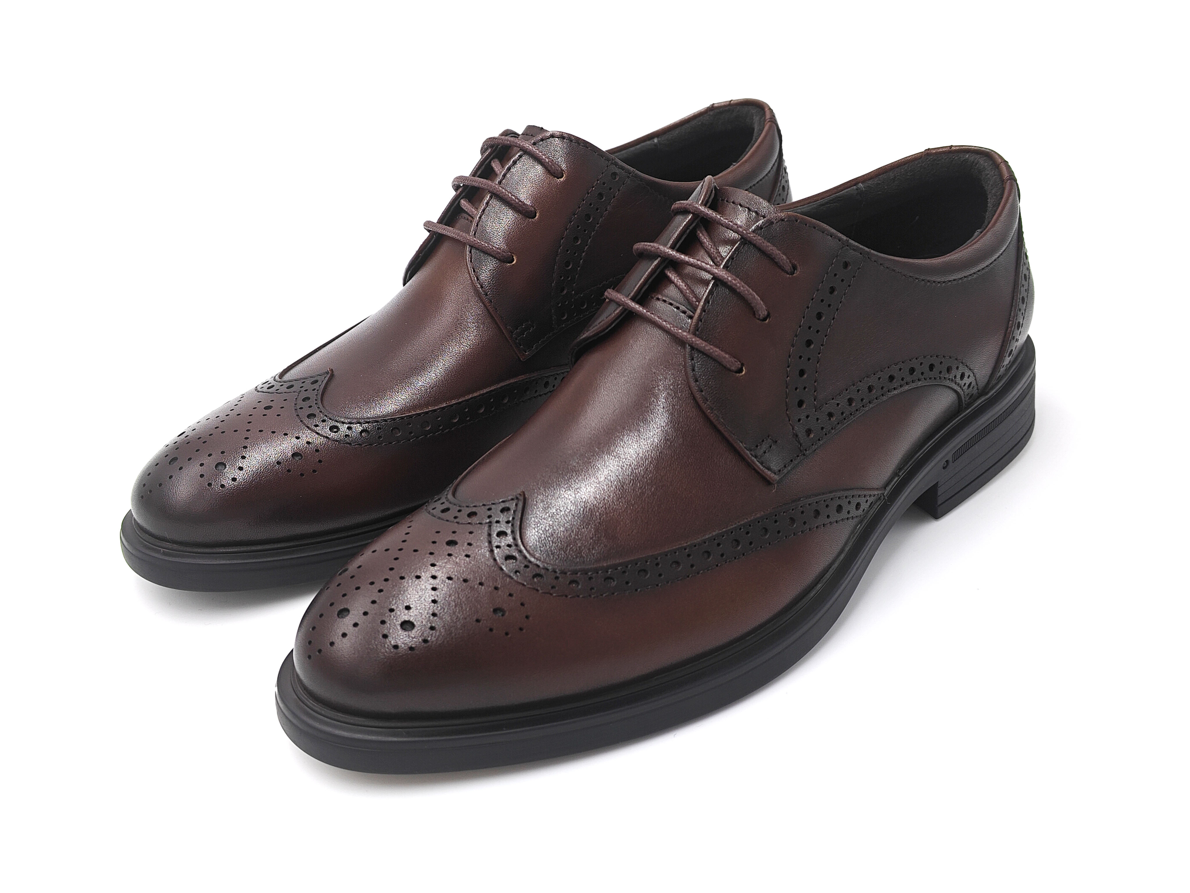 復古雕花牛皮真皮男裝皮鞋