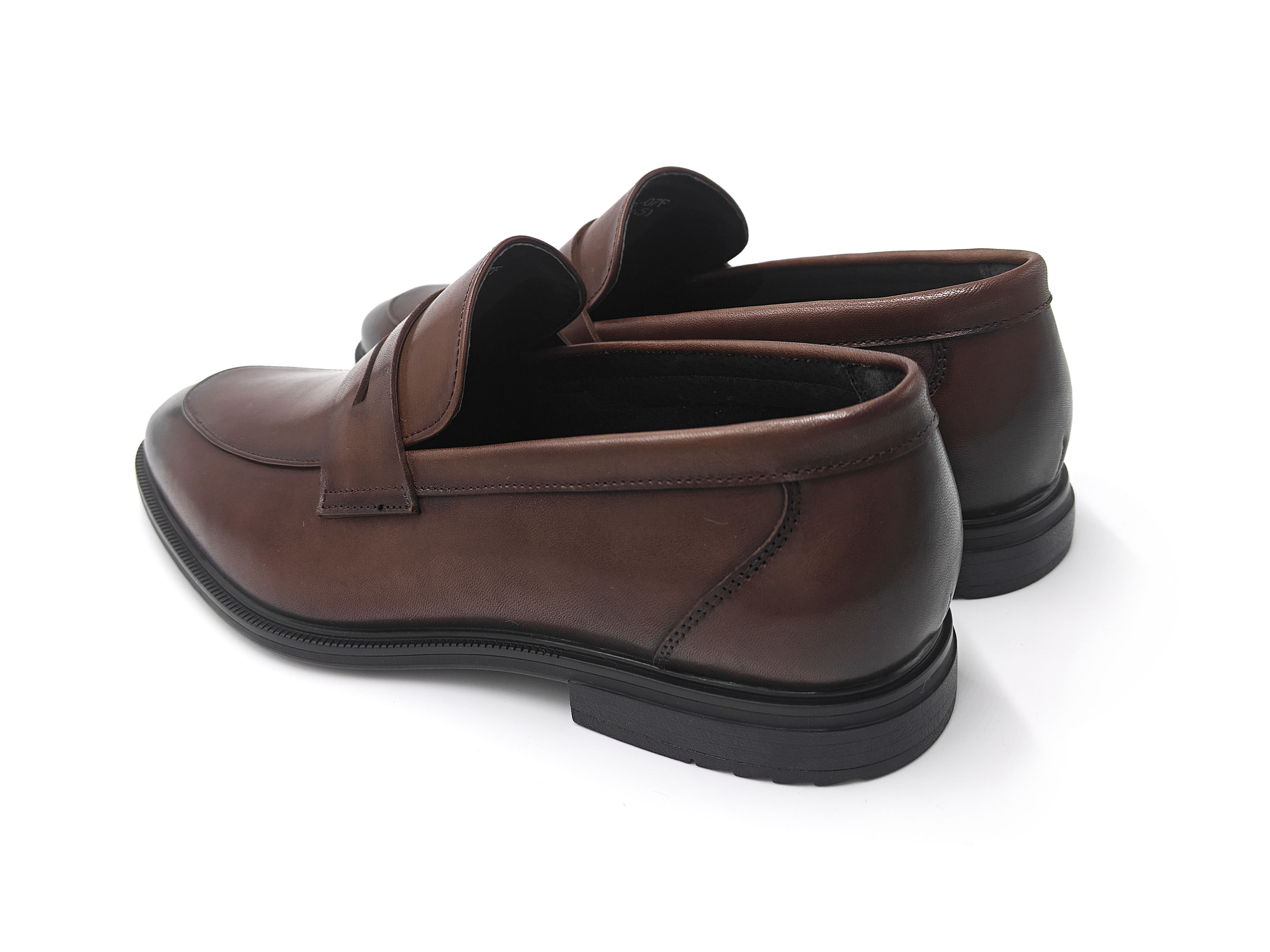 真皮軟底男士樂福鞋