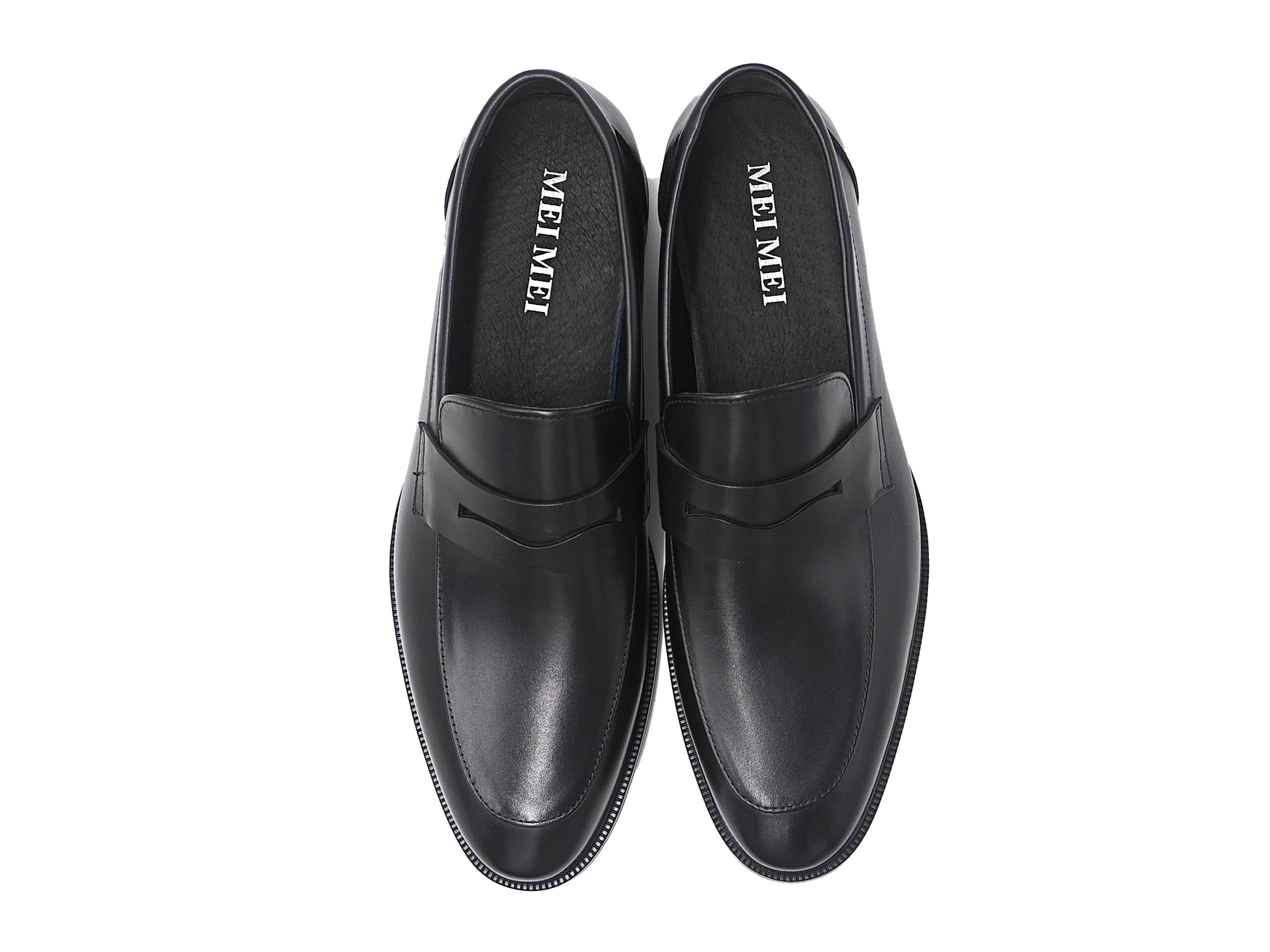 真皮軟底男士樂福鞋