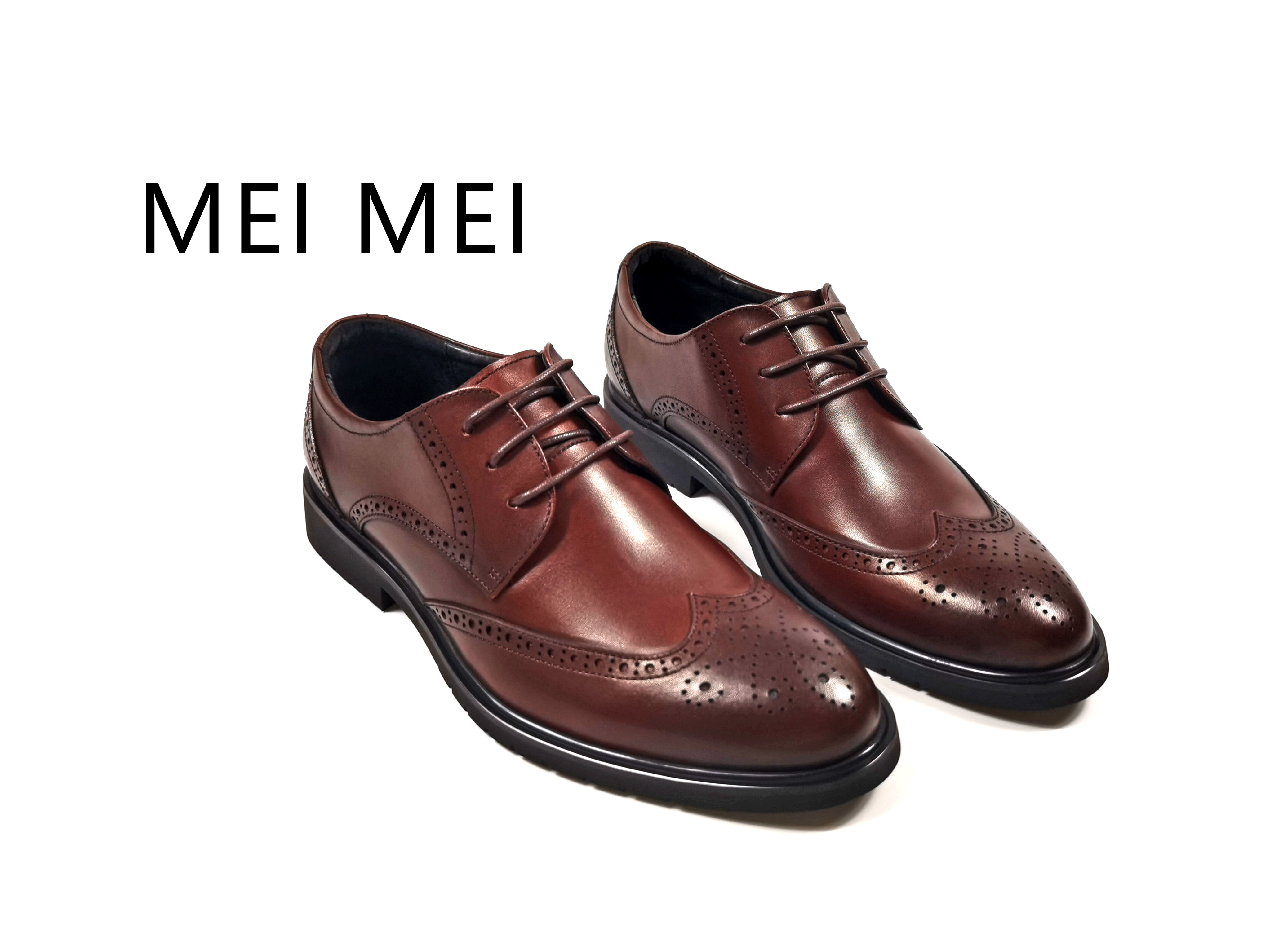 經典復古雕花男裝商務皮鞋