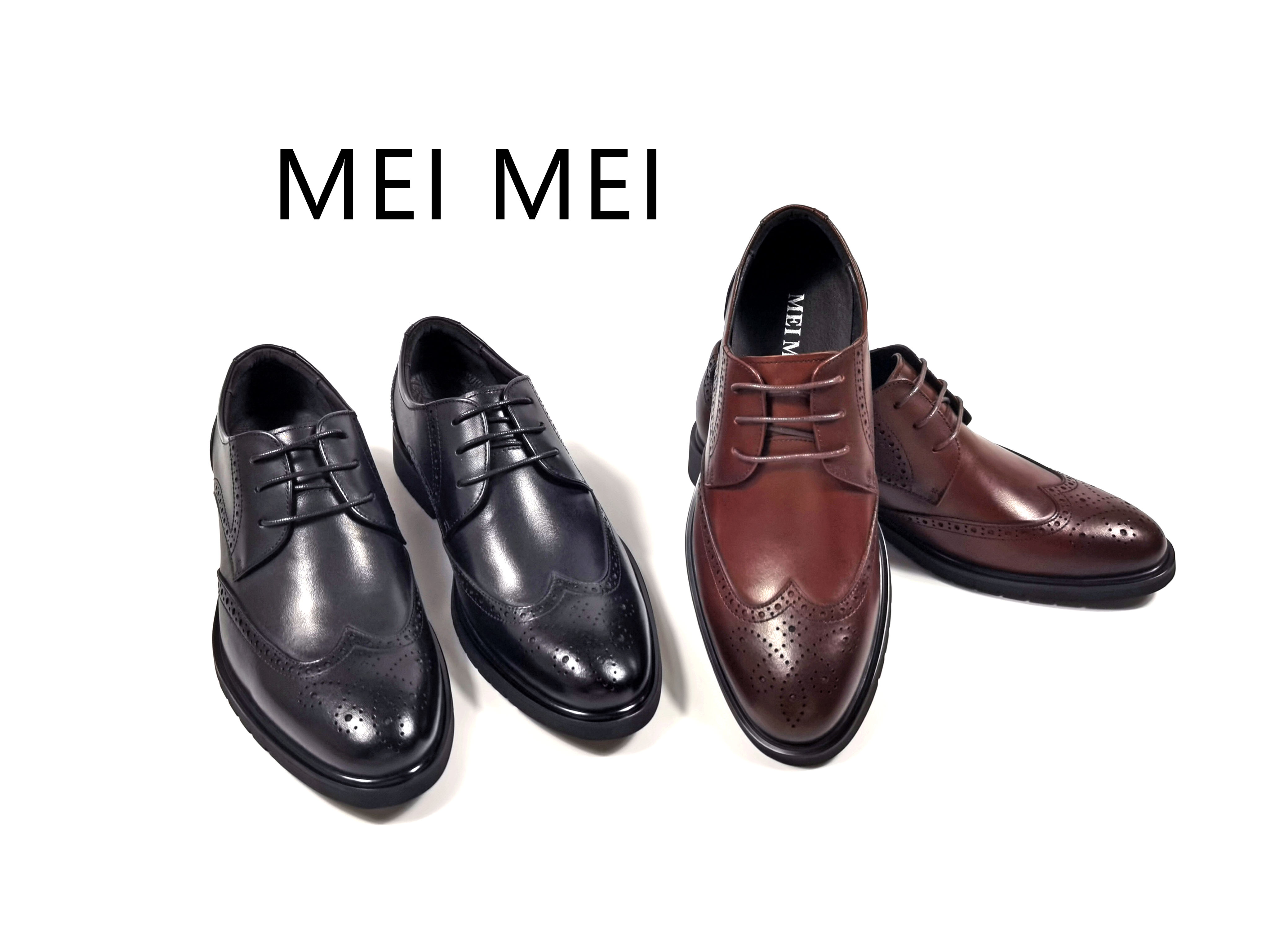 經典復古雕花男裝商務皮鞋