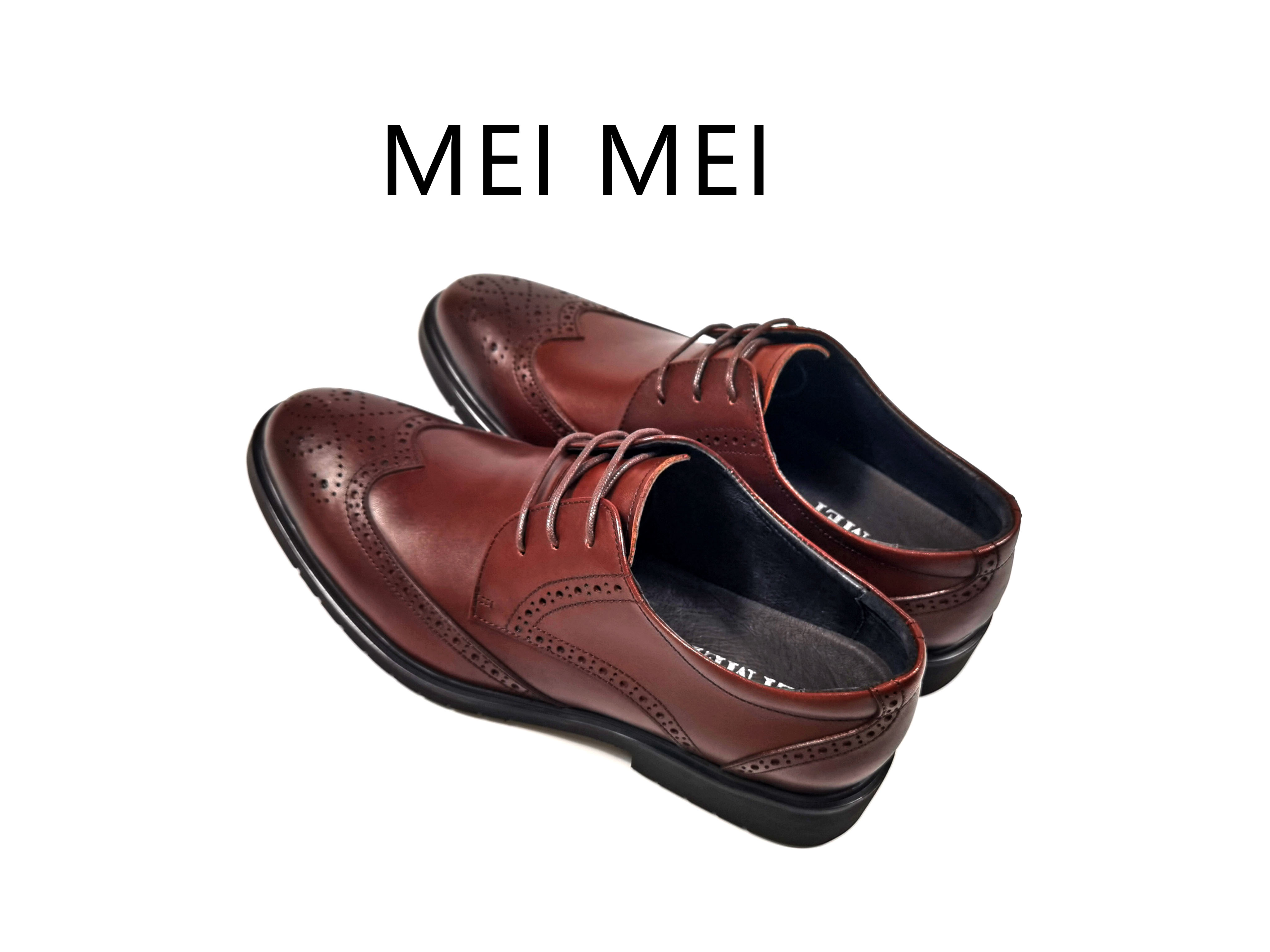 經典復古雕花男裝商務皮鞋