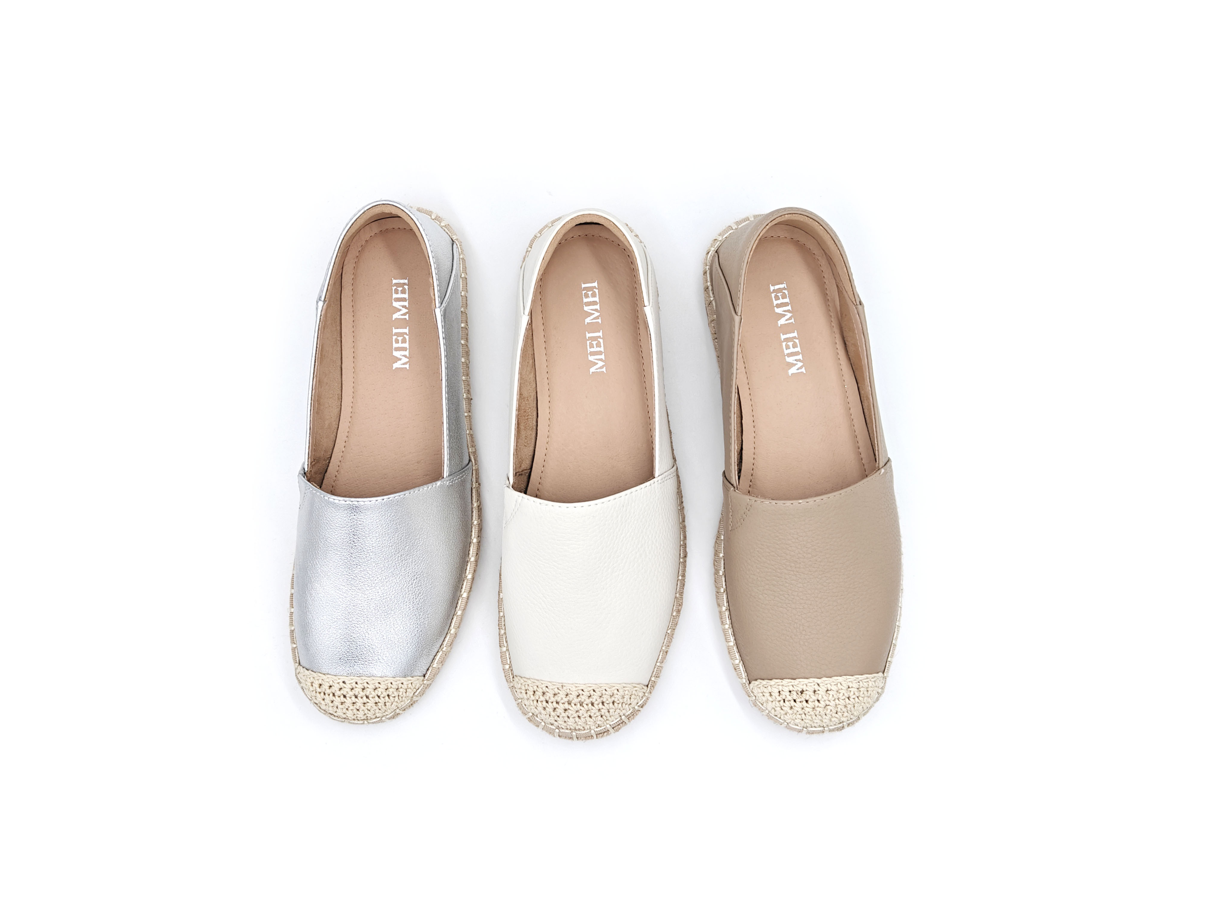 真皮編織漁夫鞋