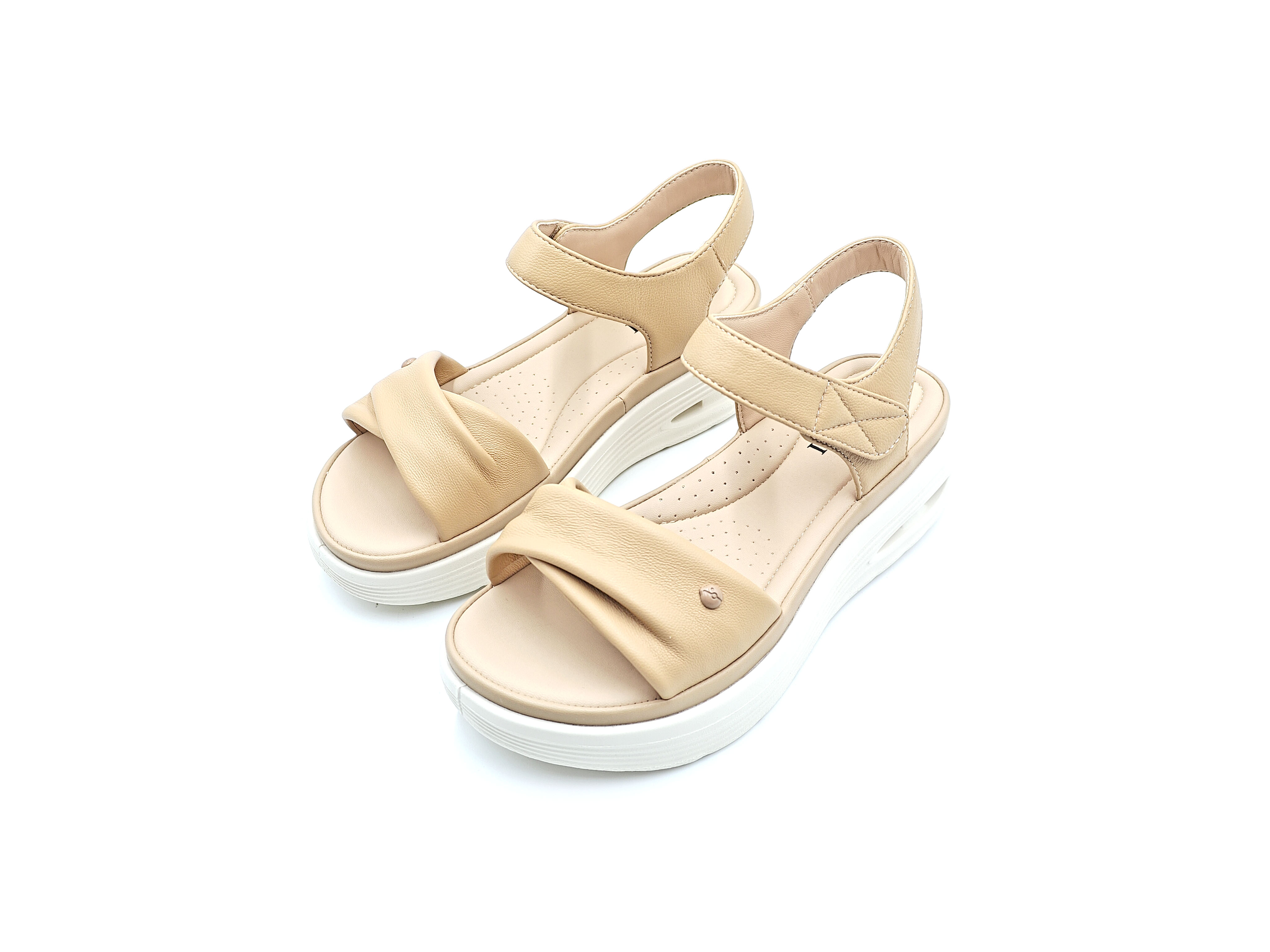 羊皮厚底超輕超軟涼鞋