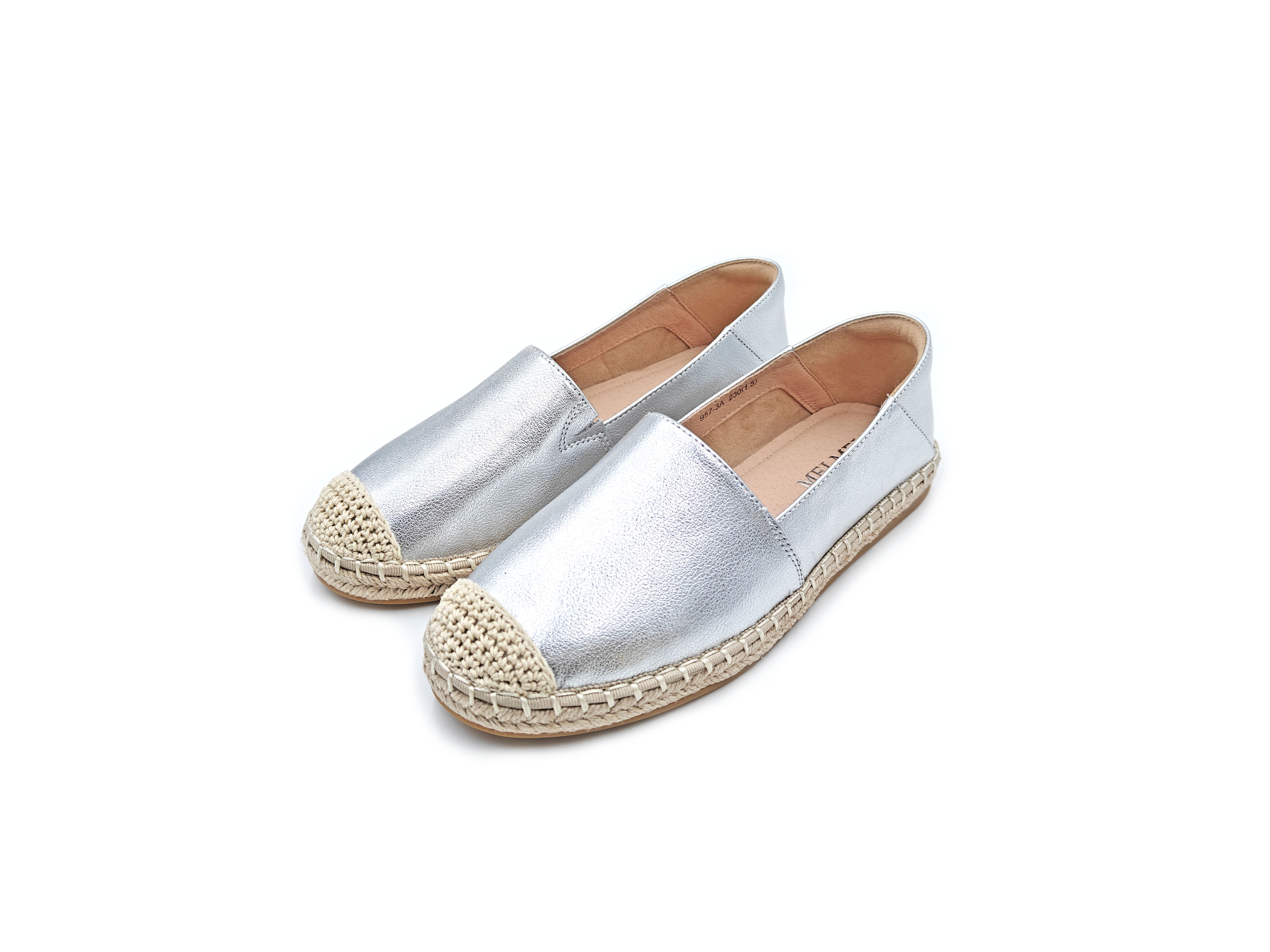 真皮編織漁夫鞋