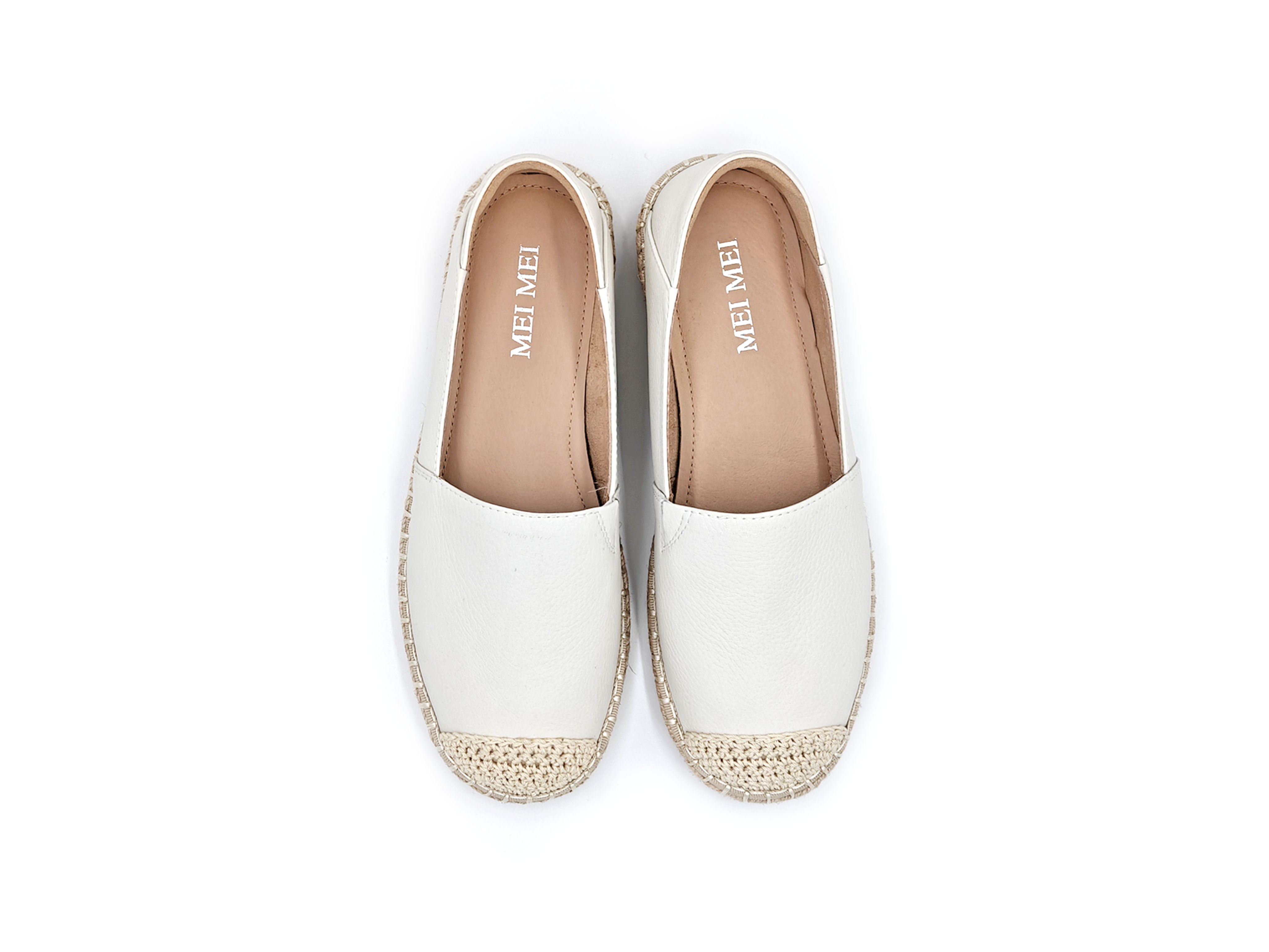 真皮編織漁夫鞋