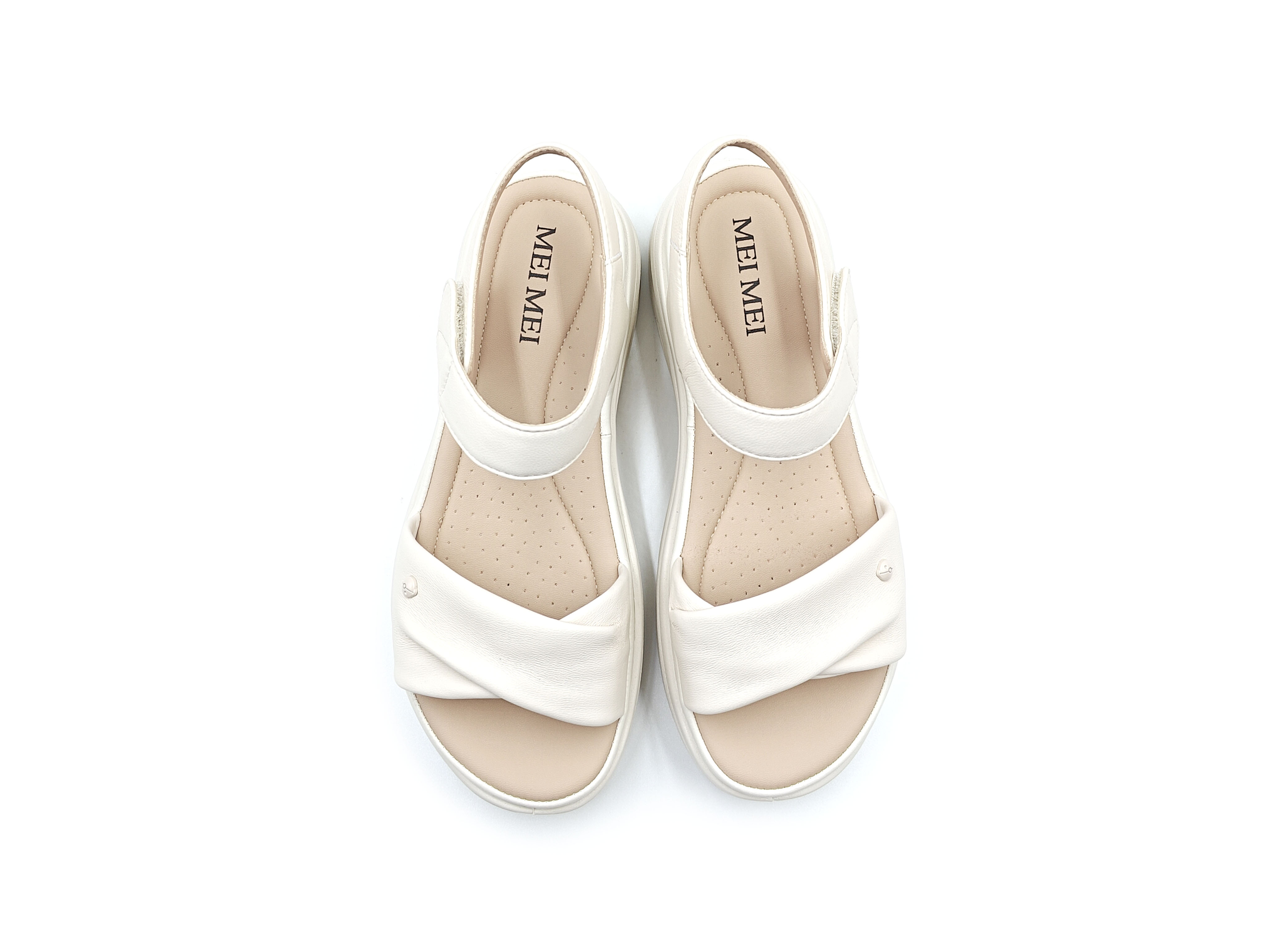 羊皮厚底超輕超軟涼鞋