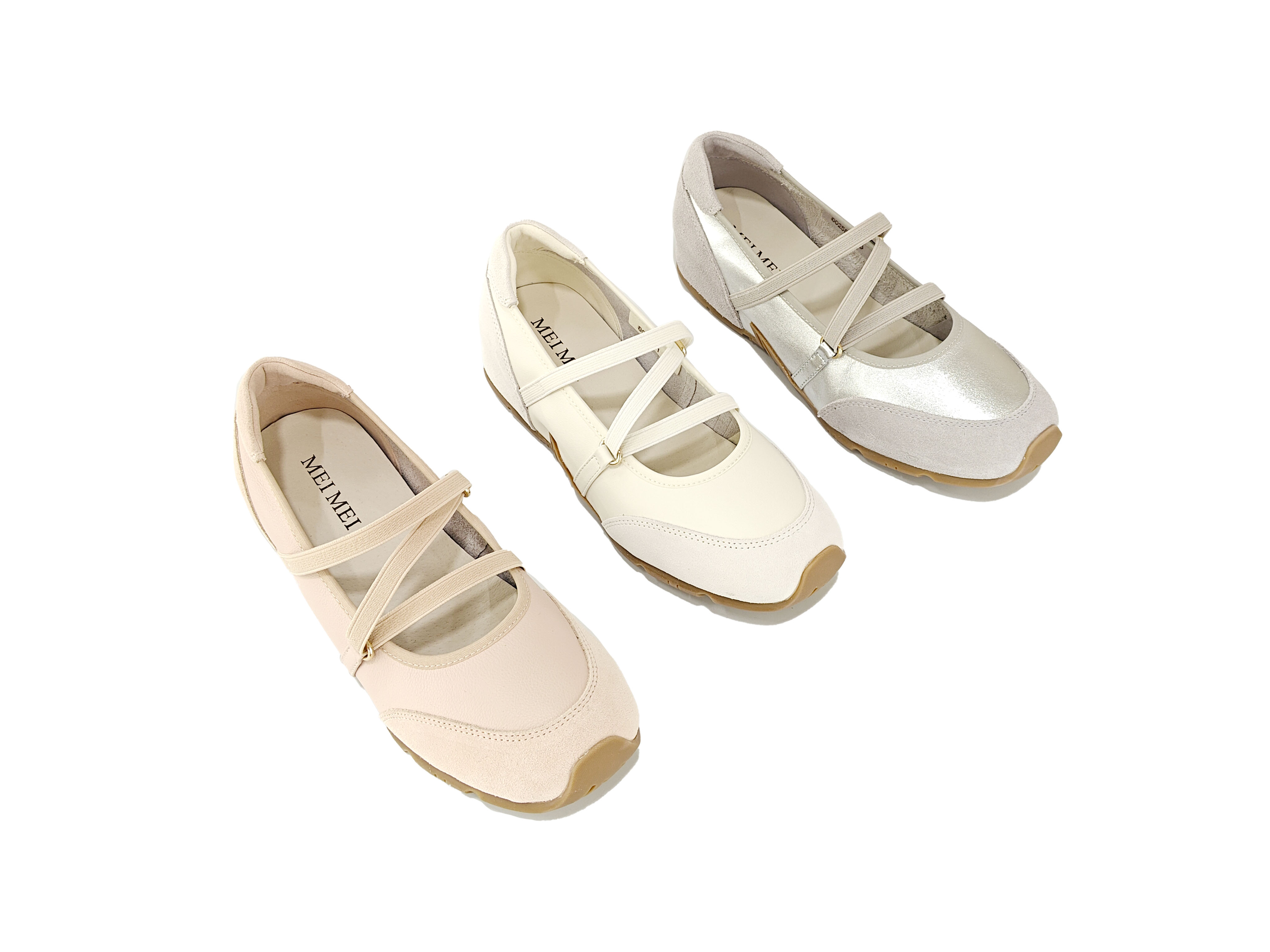 真皮橡筋休闲鞋