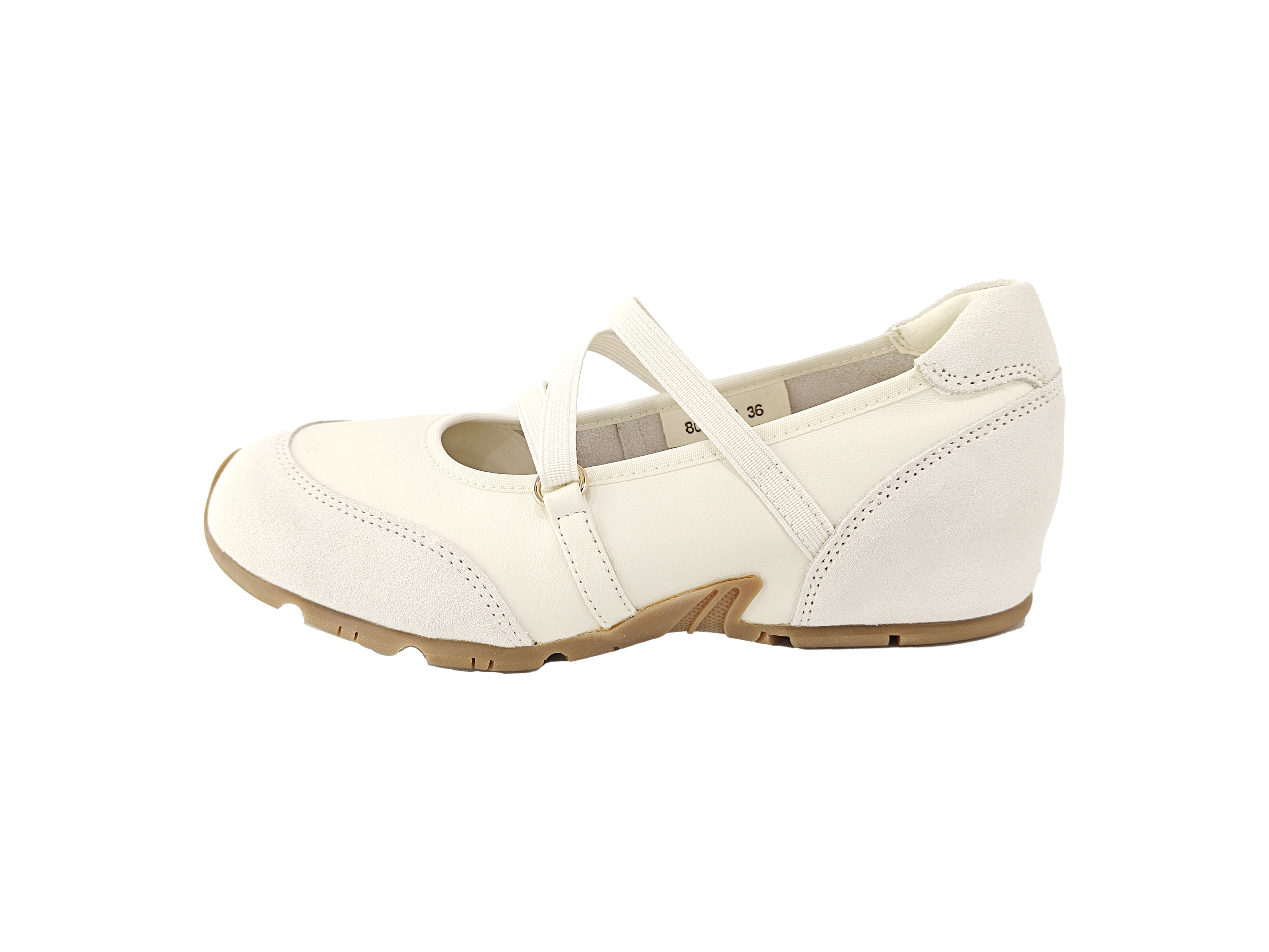 真皮橡筋休闲鞋