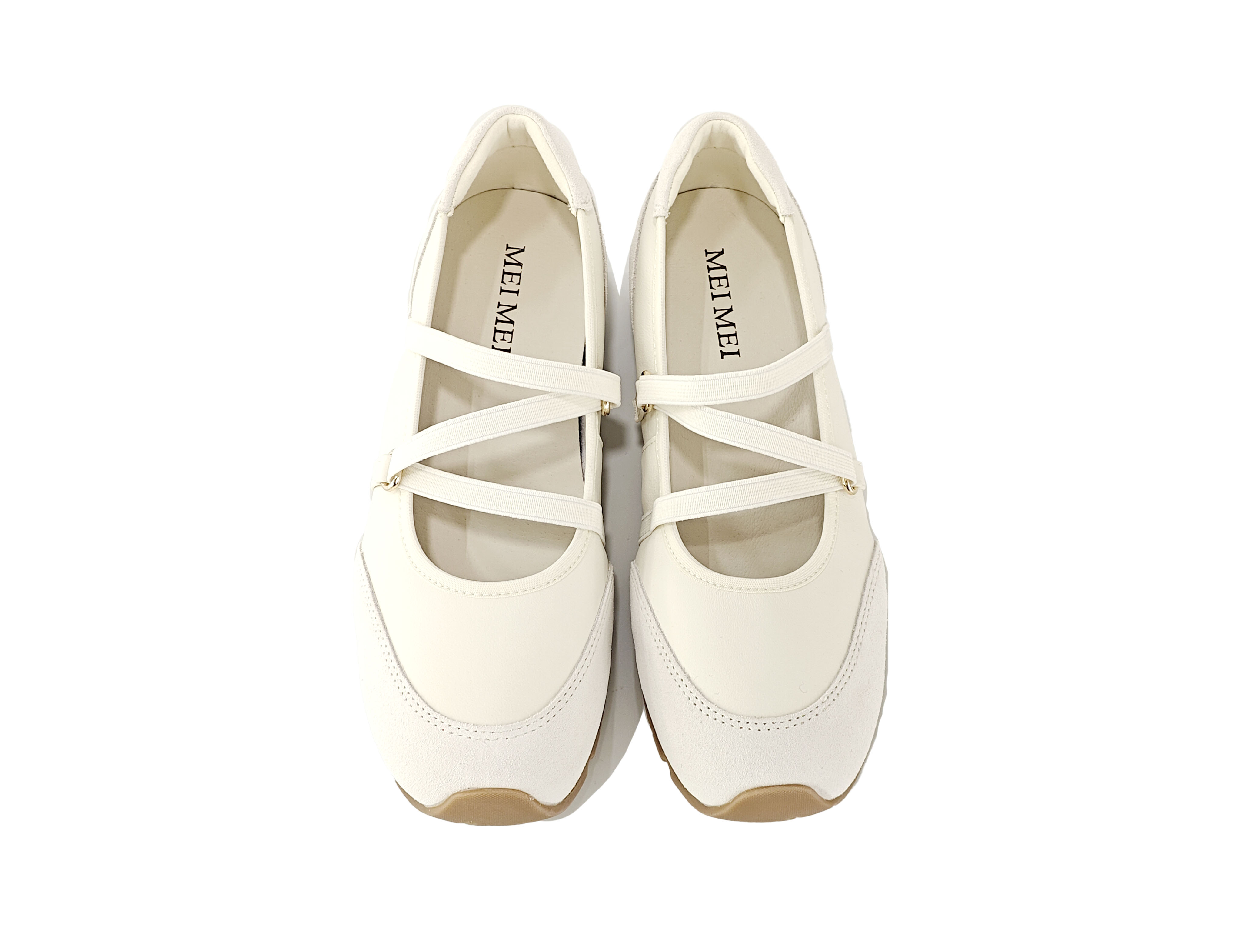 真皮橡筋休闲鞋